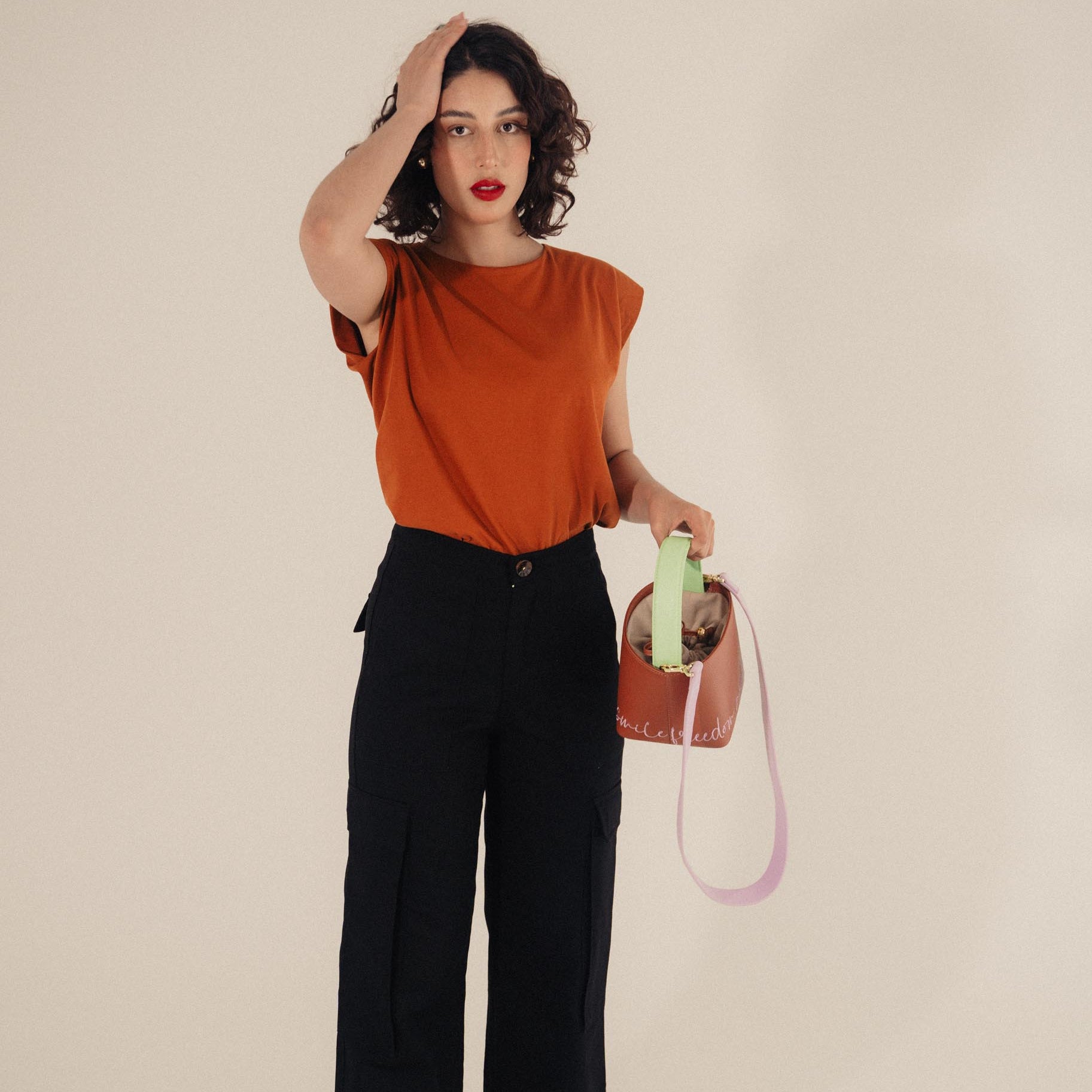 CARGO pant - NEGRO DIVINA CASTIDAD