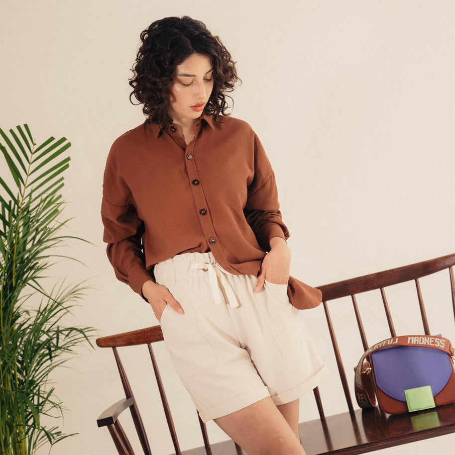 CAMISA - chocolate - DIVINA CASTIDAD