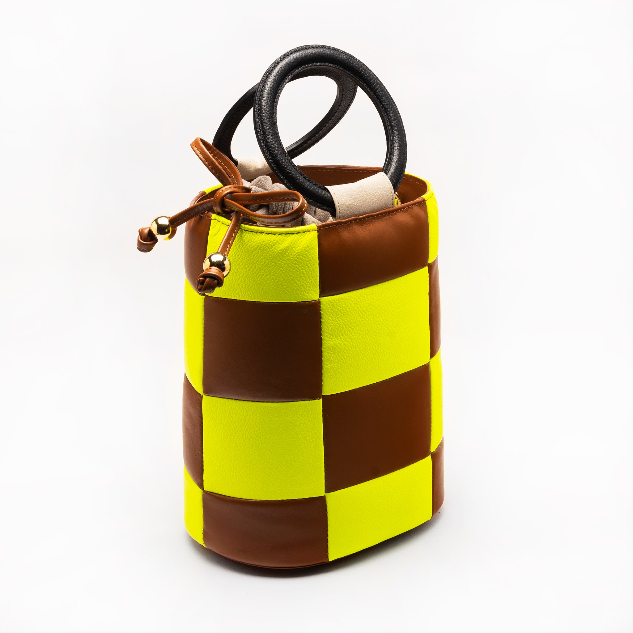 BASKET bag - MIEL + limón NEÓN - DIVINA CASTIDAD