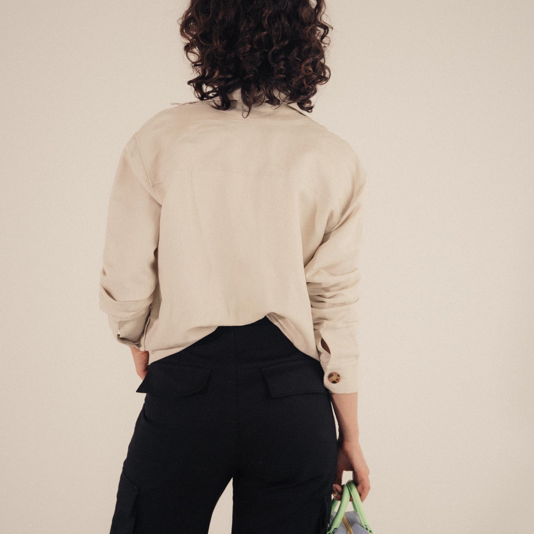 CARGO pant - NEGRO DIVINA CASTIDAD