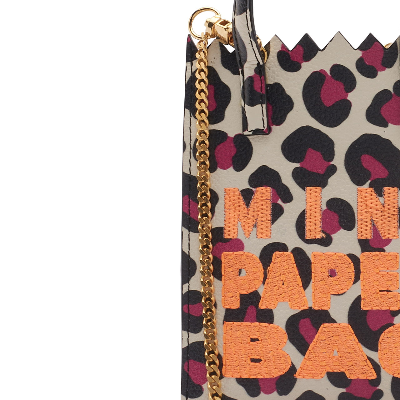 Mini Paper Bag - Fuchsia Animal Print