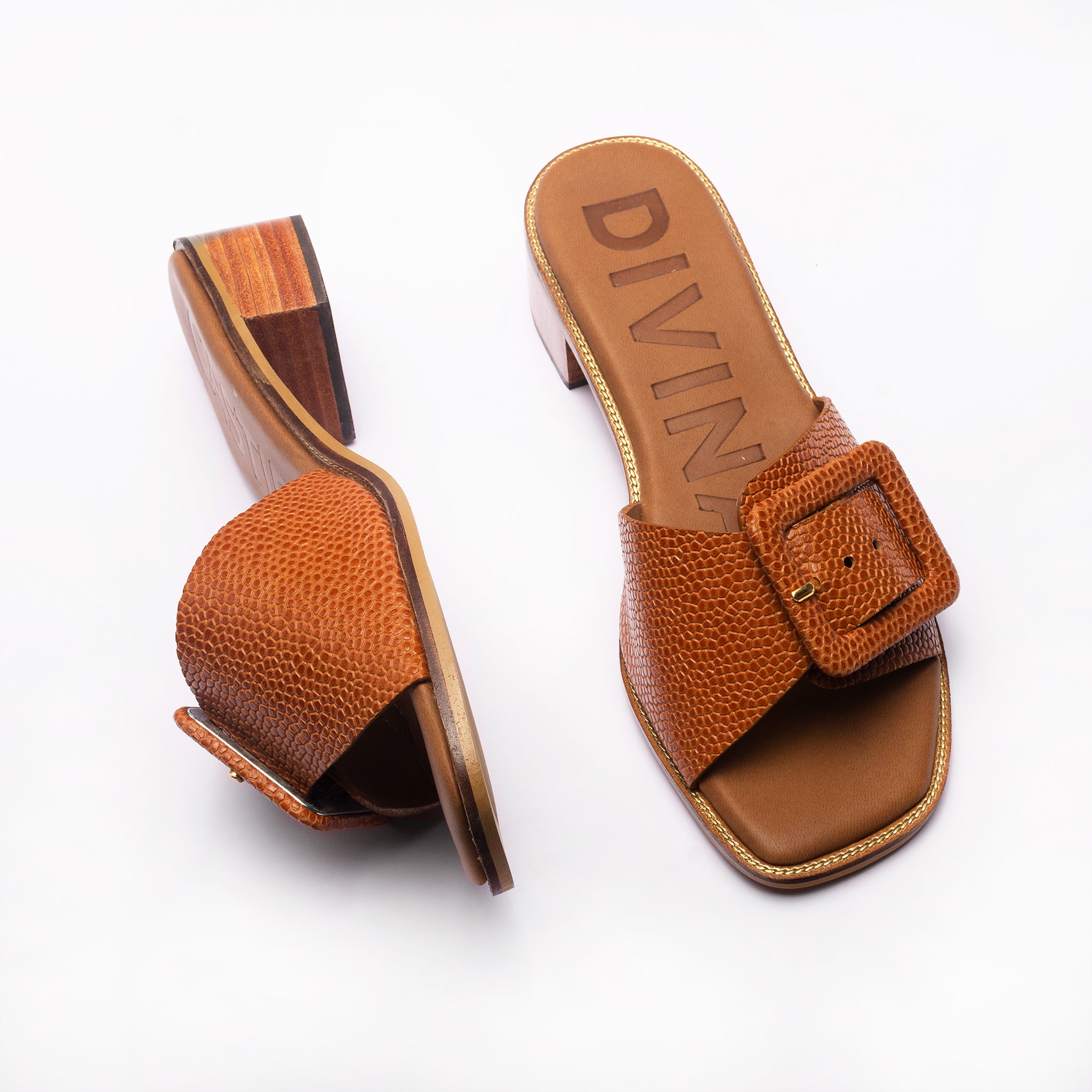 PALA hebilla SANDAL - miel - DIVINA CASTIDAD