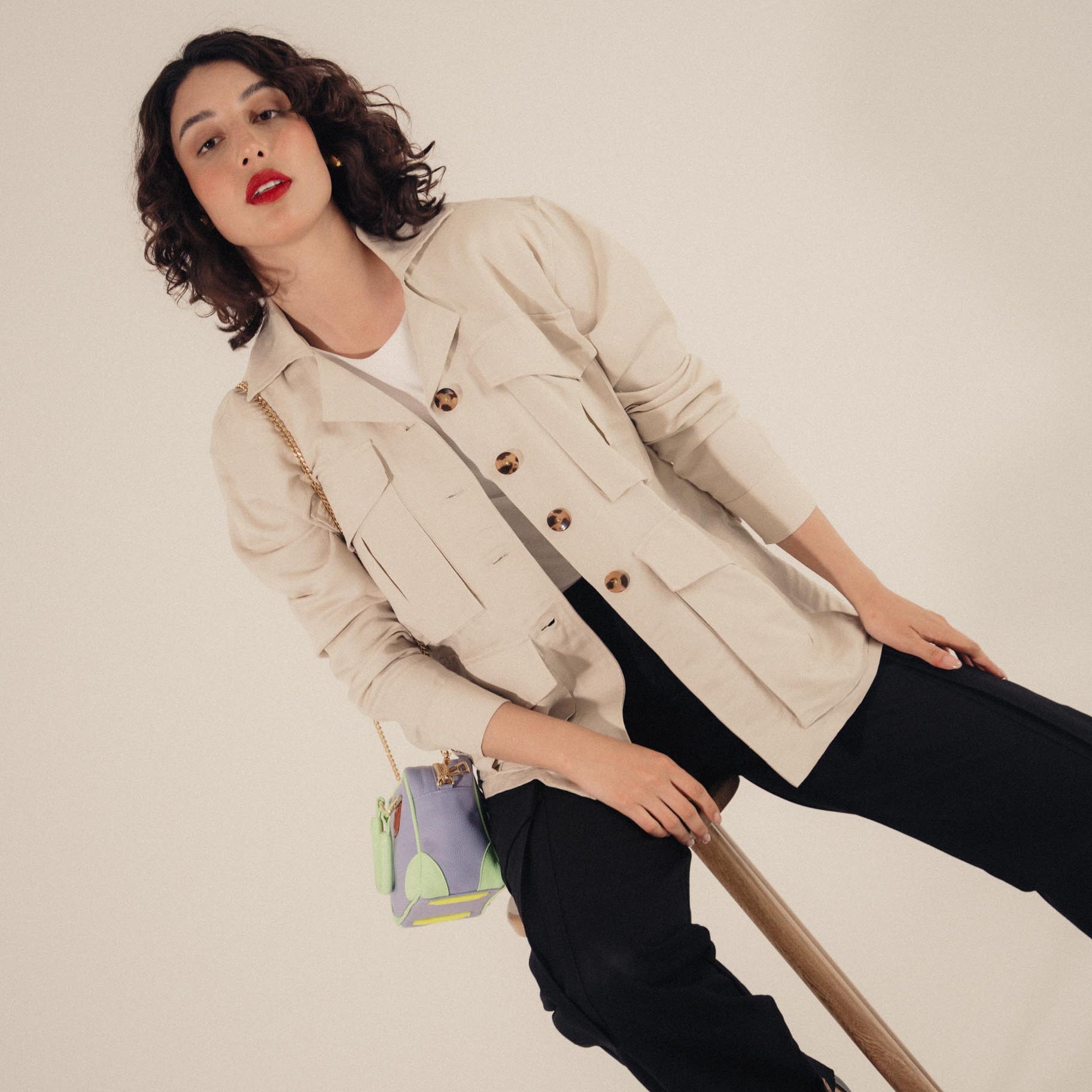 SAFARI jacket - ARENA - DIVINA CASTIDAD