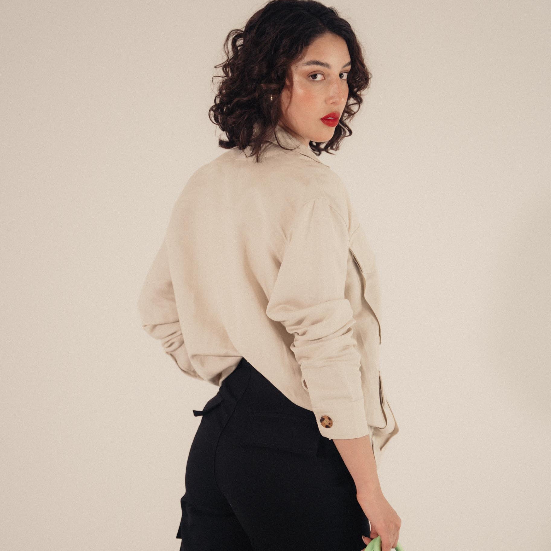 CARGO pant - NEGRO DIVINA CASTIDAD