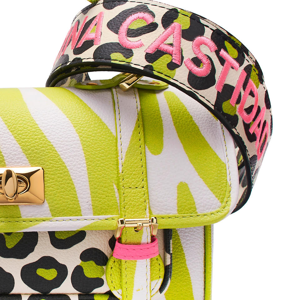 School Bag - Green Mix & Match