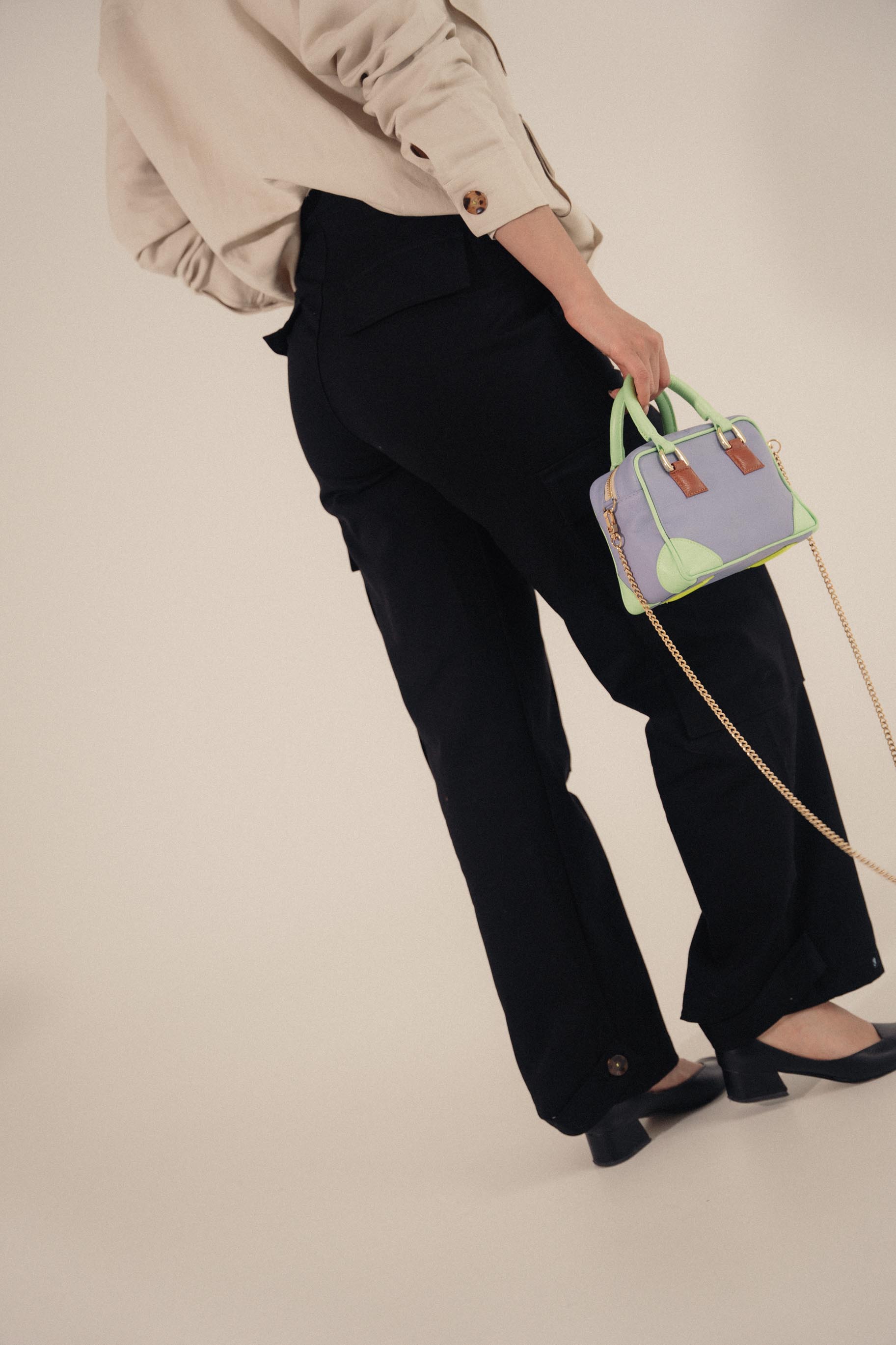 CARGO pant - NEGRO DIVINA CASTIDAD