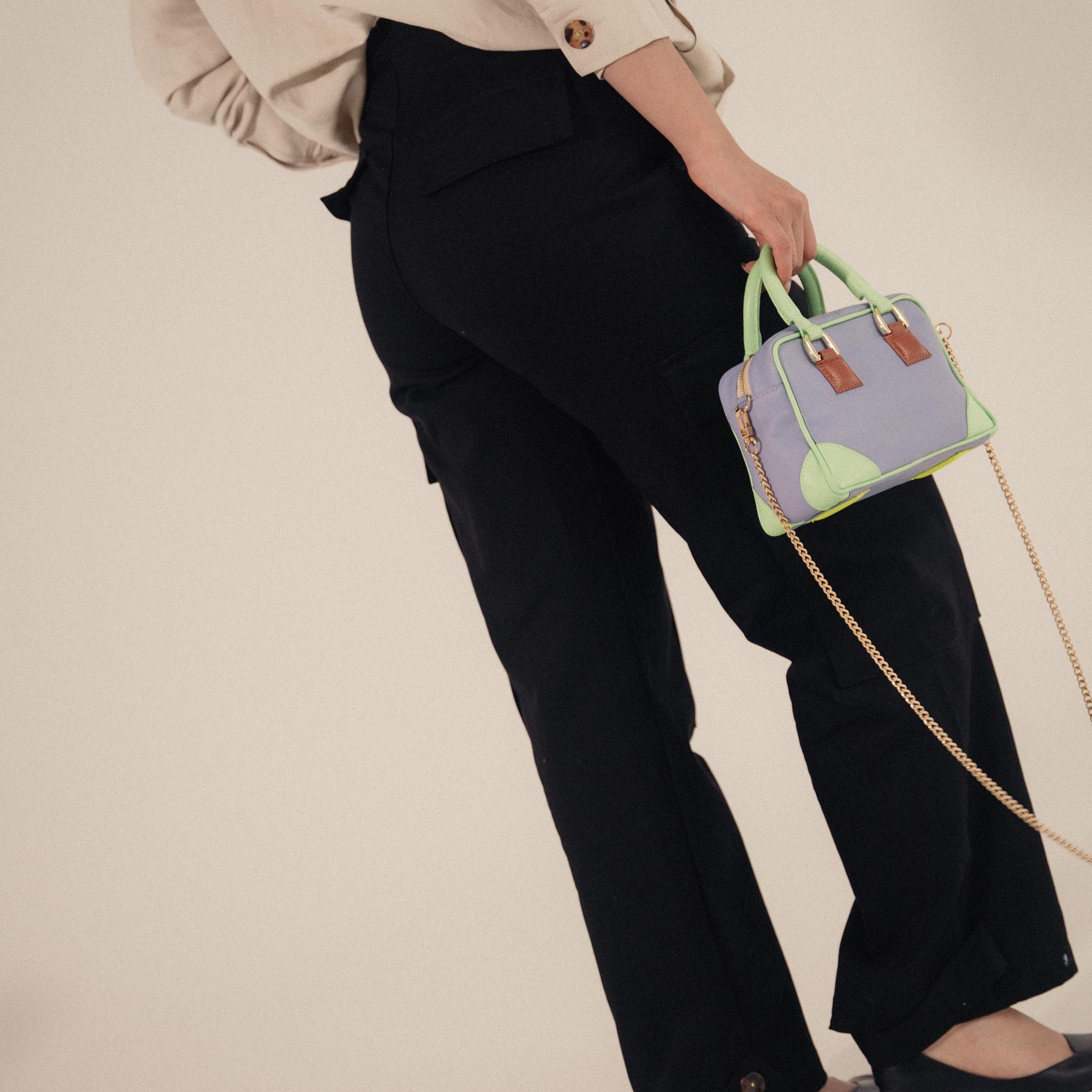 CARGO pant - NEGRO DIVINA CASTIDAD