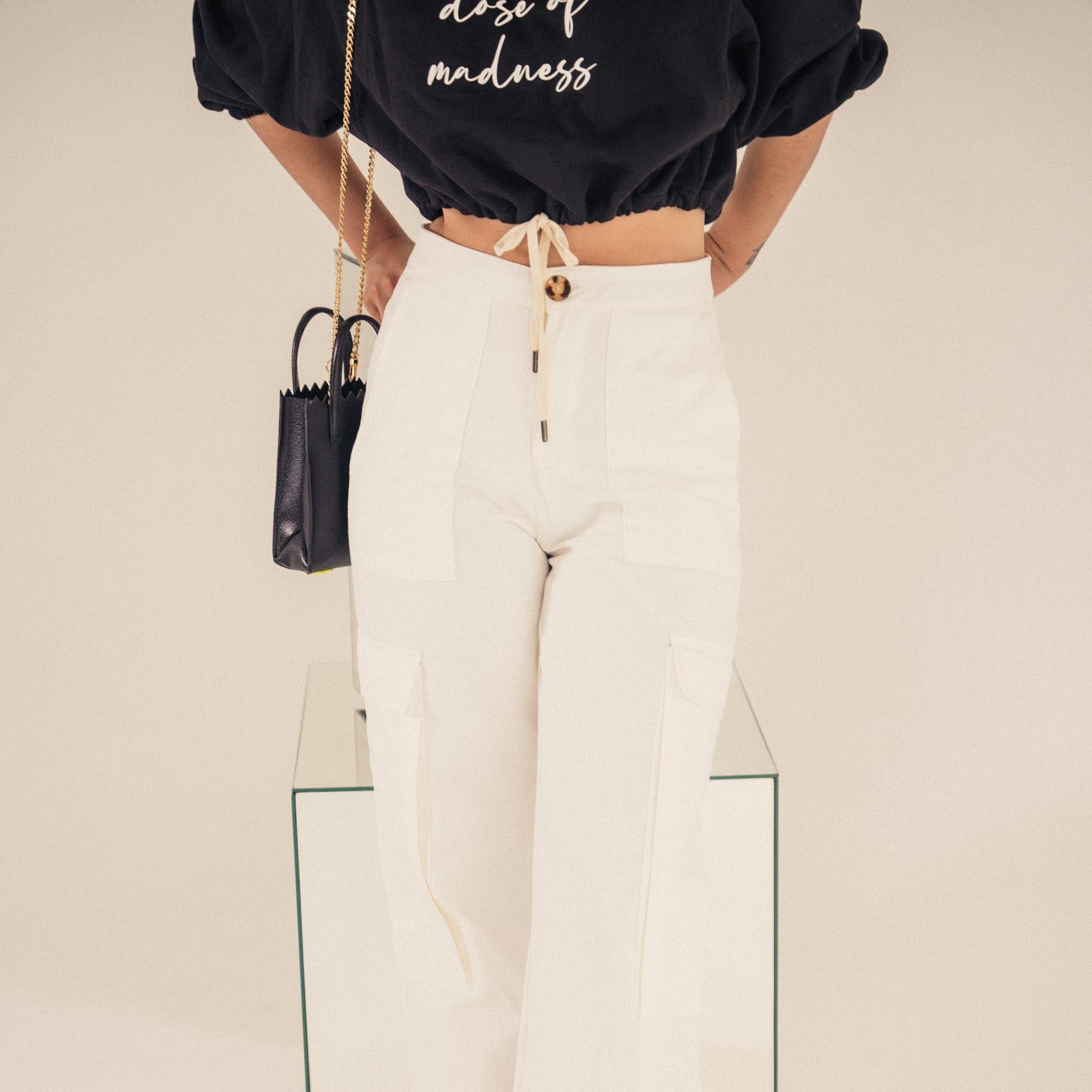 CARGO pant - CRUDO DIVINA CASTIDAD
