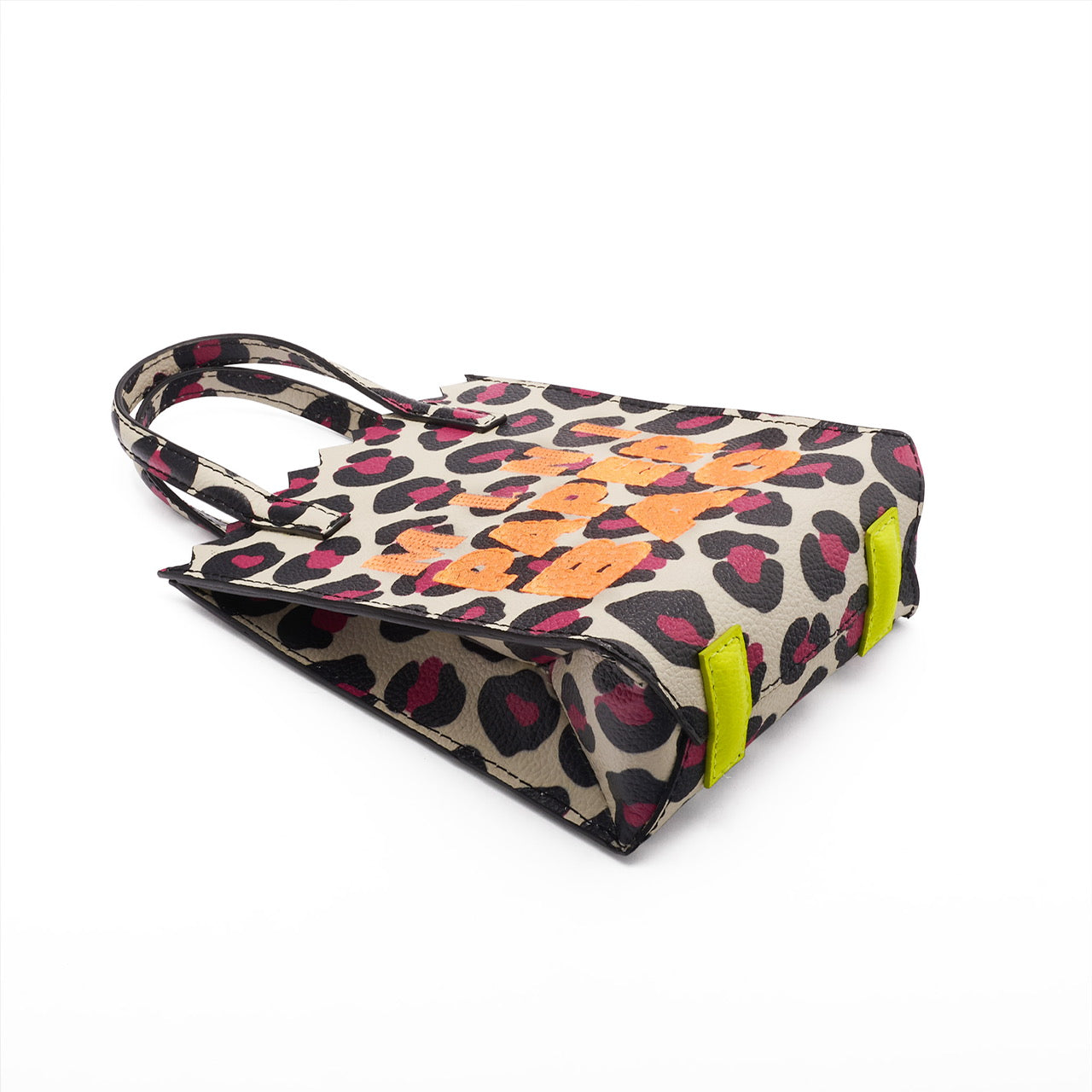 Mini Paper Bag - Fucsia Animal Print