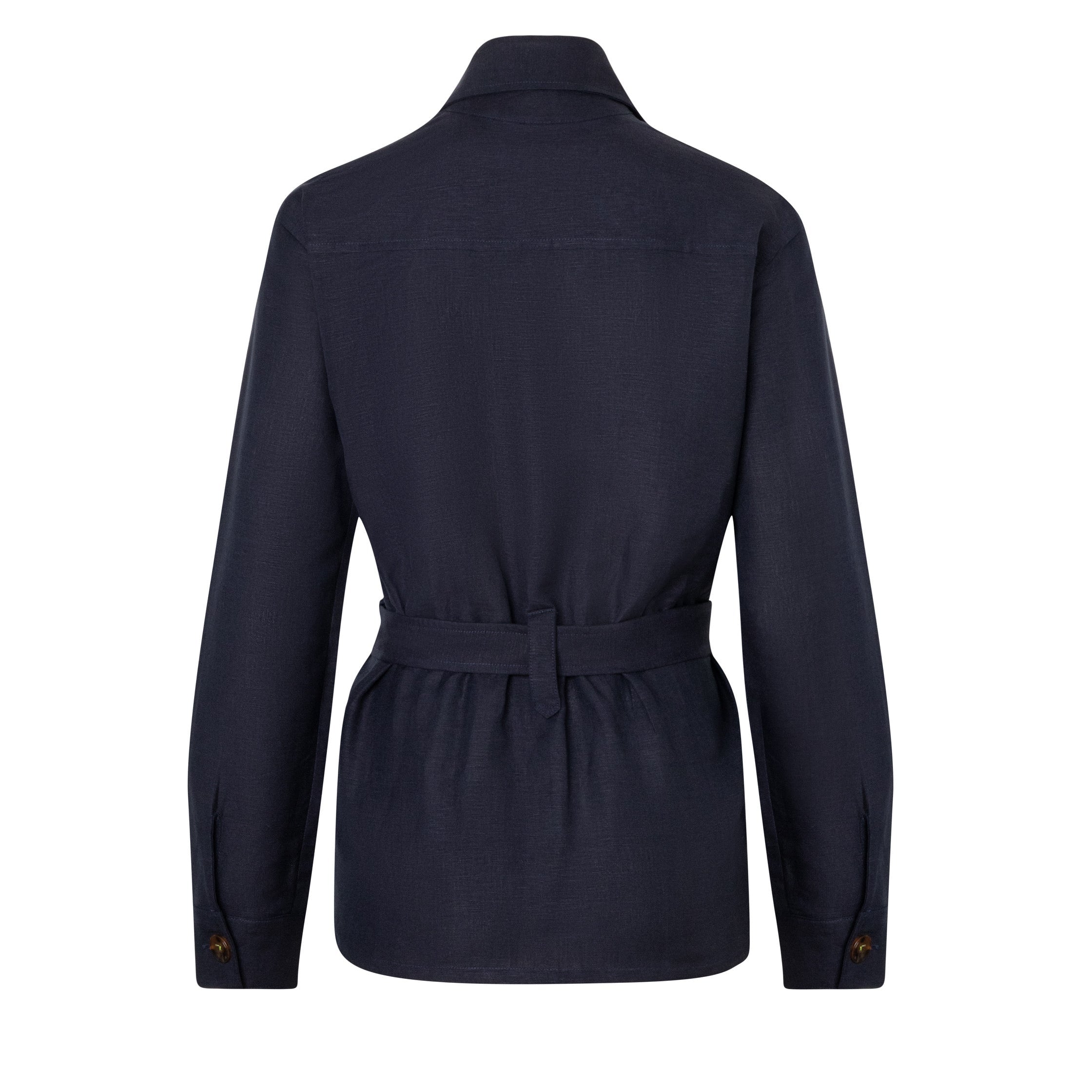 SAFARI jacket - NAVY blue - DIVINA CASTIDAD