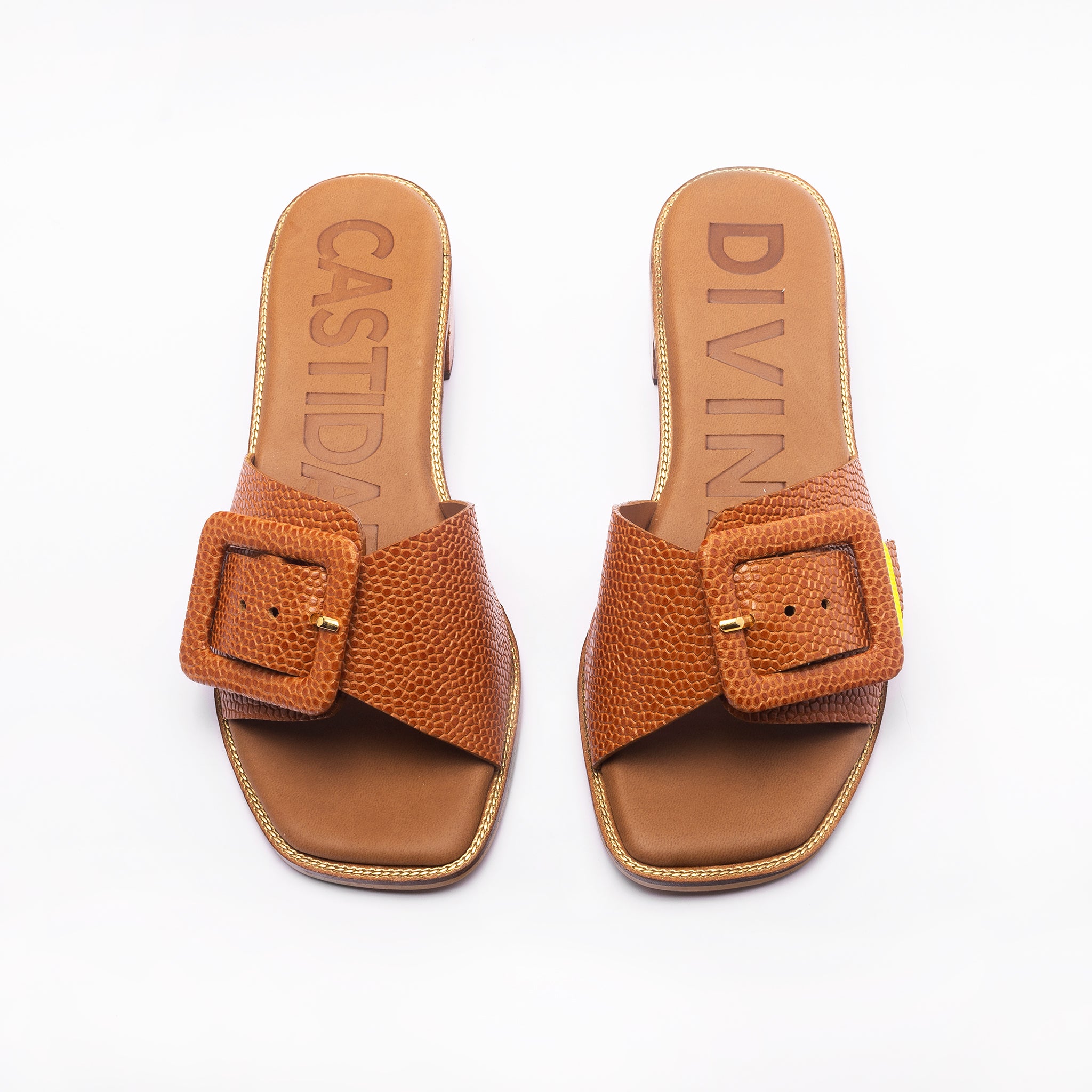 PALA hebilla SANDAL - miel - DIVINA CASTIDAD