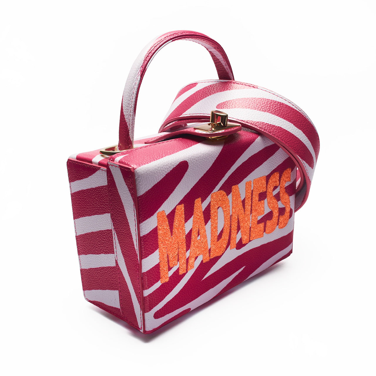 BOX bag MADNESS pink ZEBRA bold