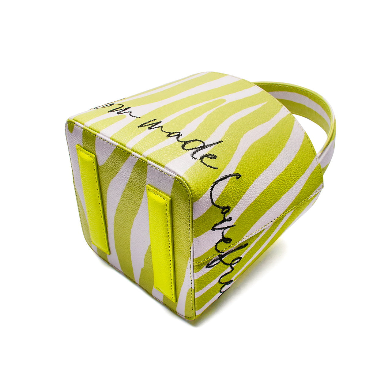 Martina Bag - Green Zebra Print