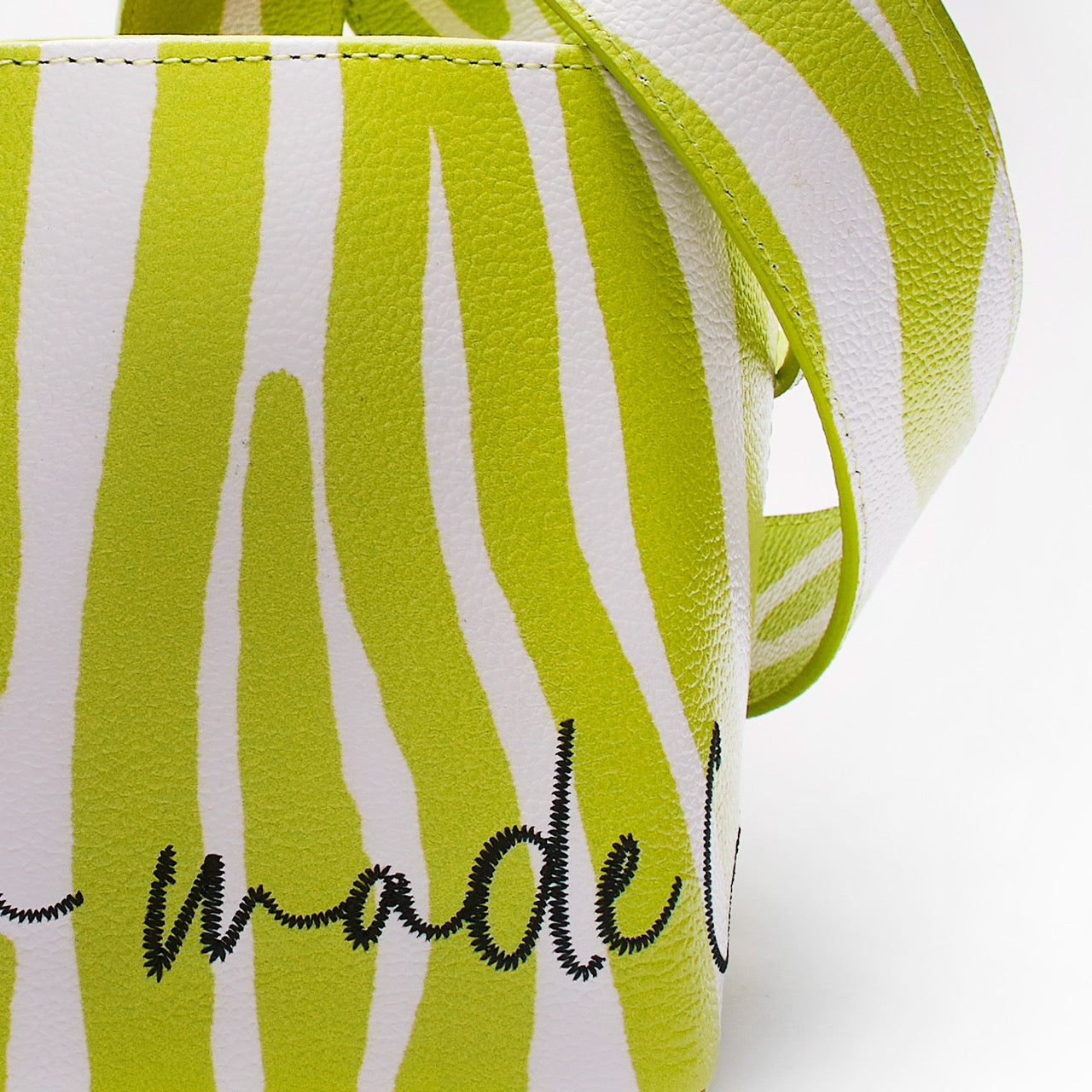 Martina Bag - Green Zebra Print