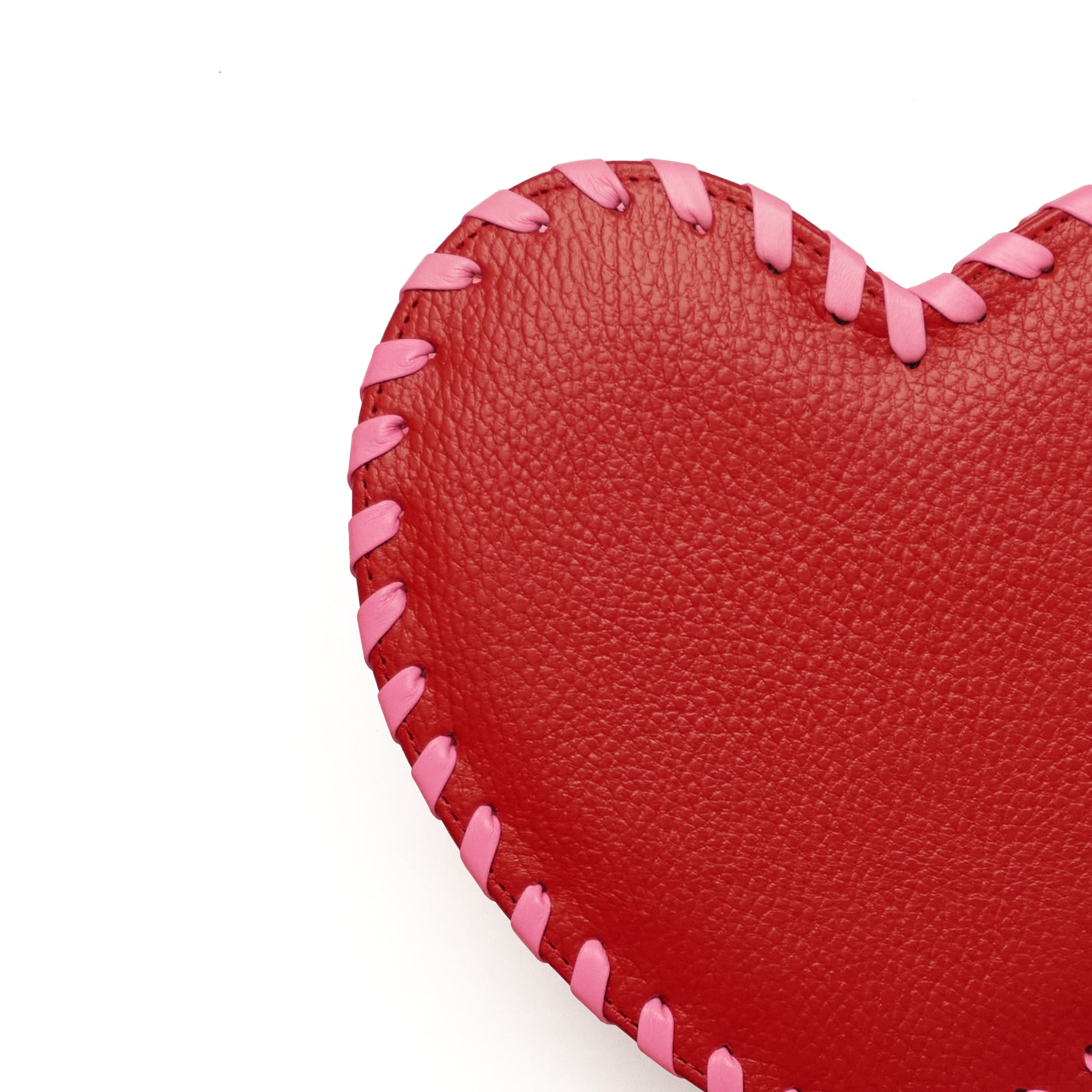 Heart Bag - Rojo x Fucsia
