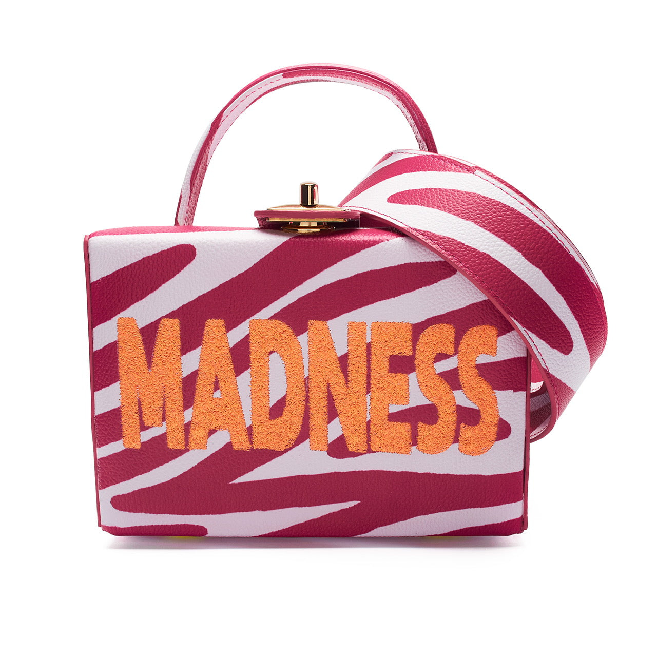 BOX bag MADNESS pink ZEBRA bold