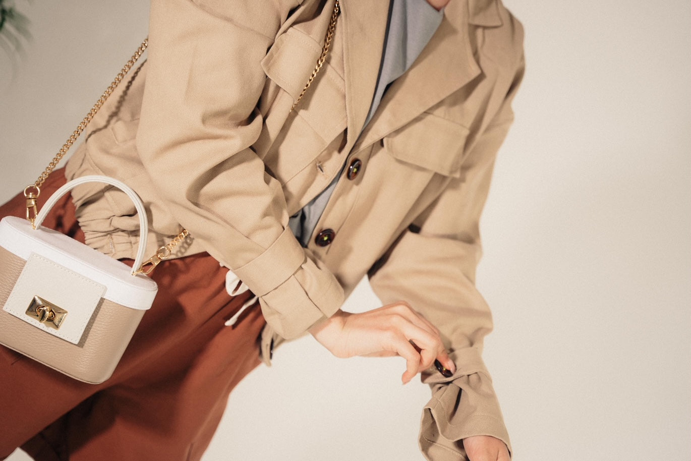 BOMBER jacket - TAUPE - DIVINA CASTIDAD