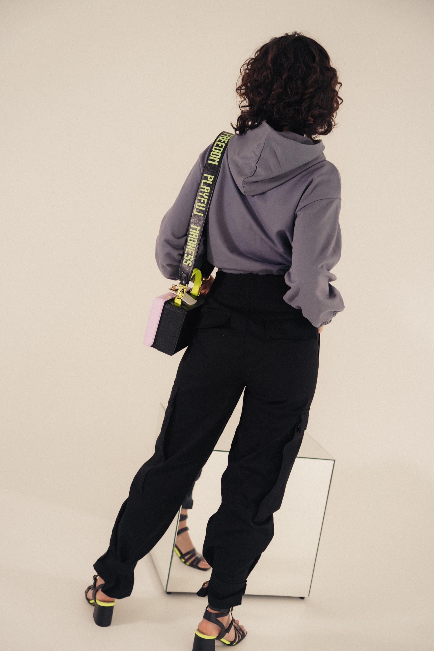 CARGO pant - NEGRO DIVINA CASTIDAD