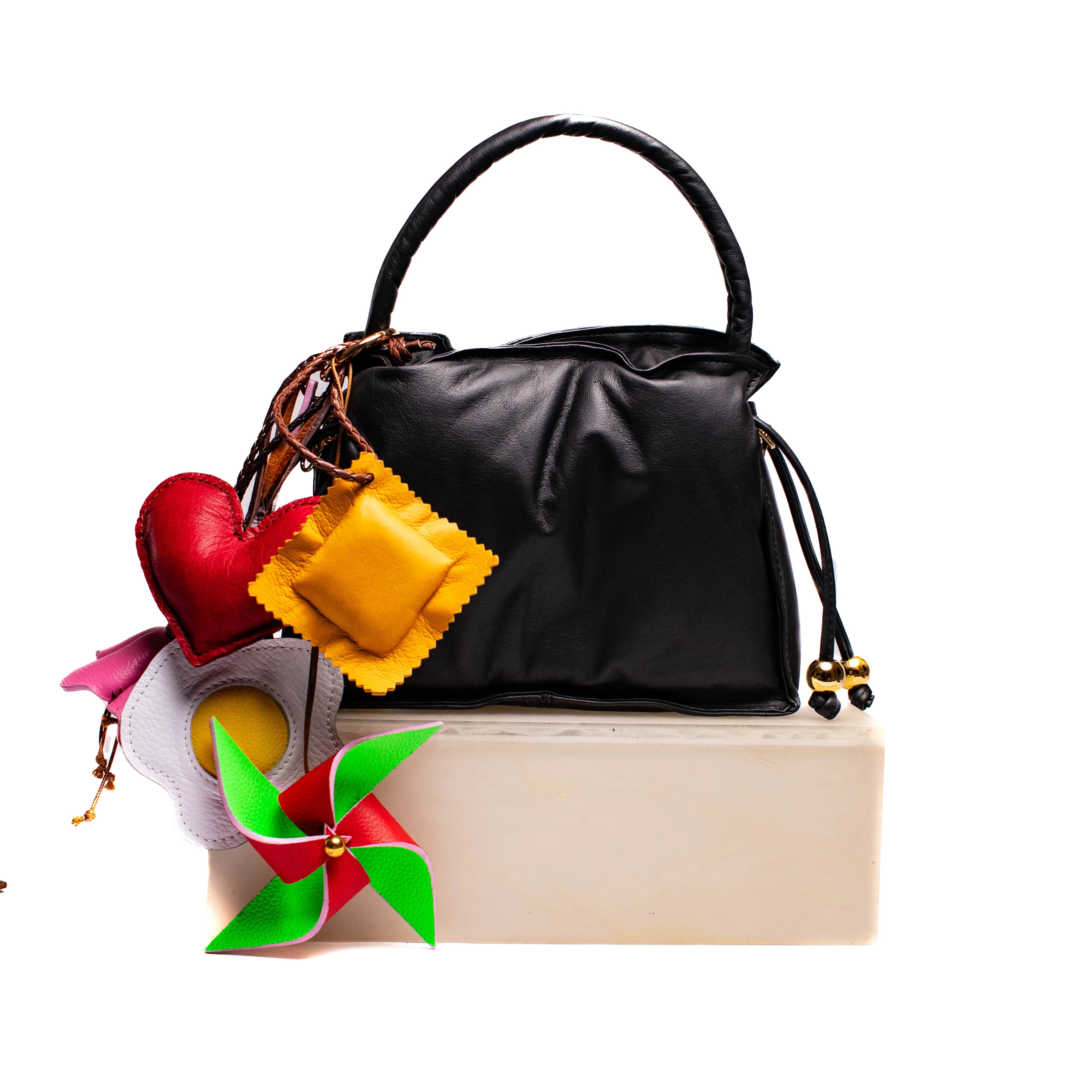 Windmill Charm Verde + Rojo