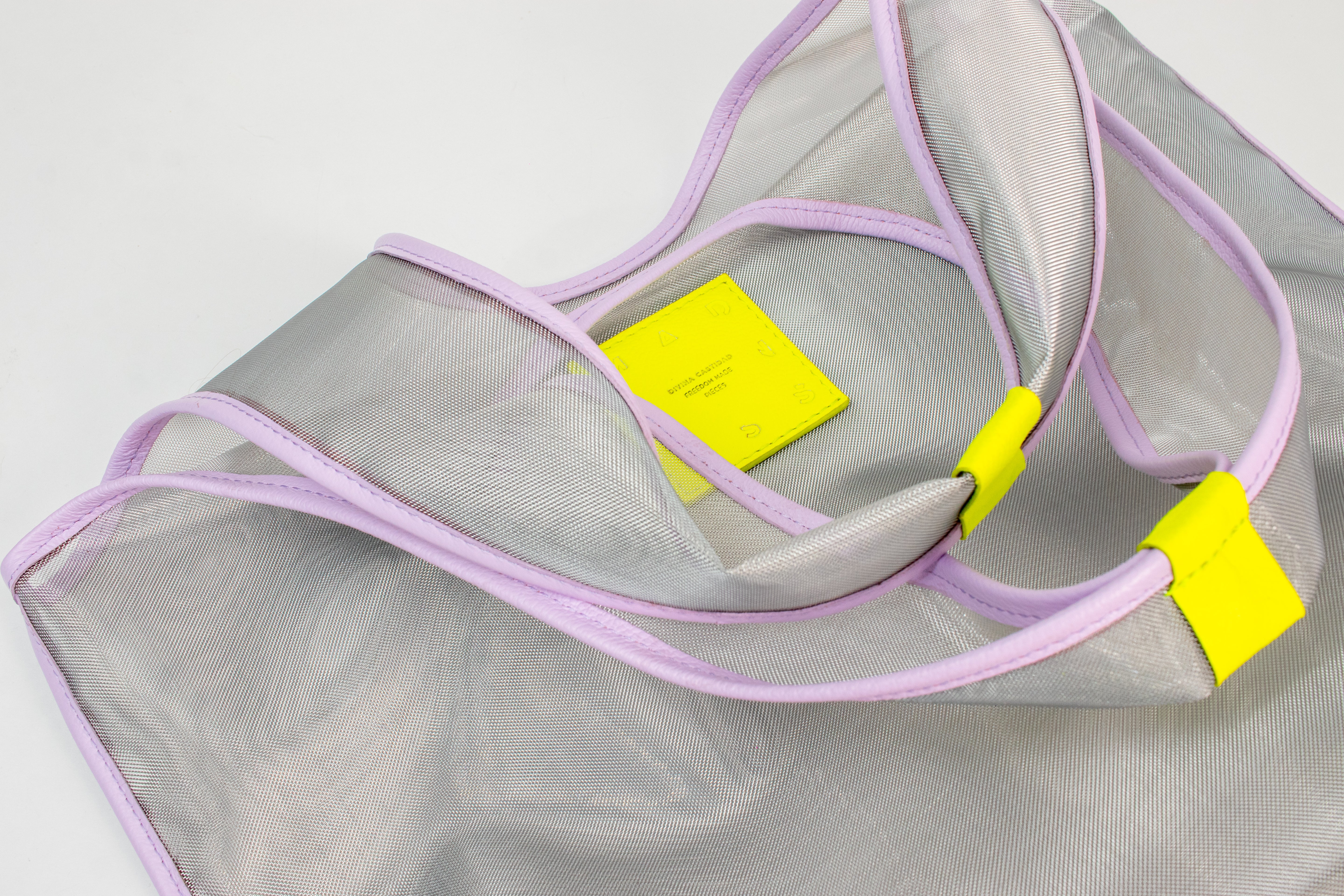 Tote Bag Mesh - Plata x Malva