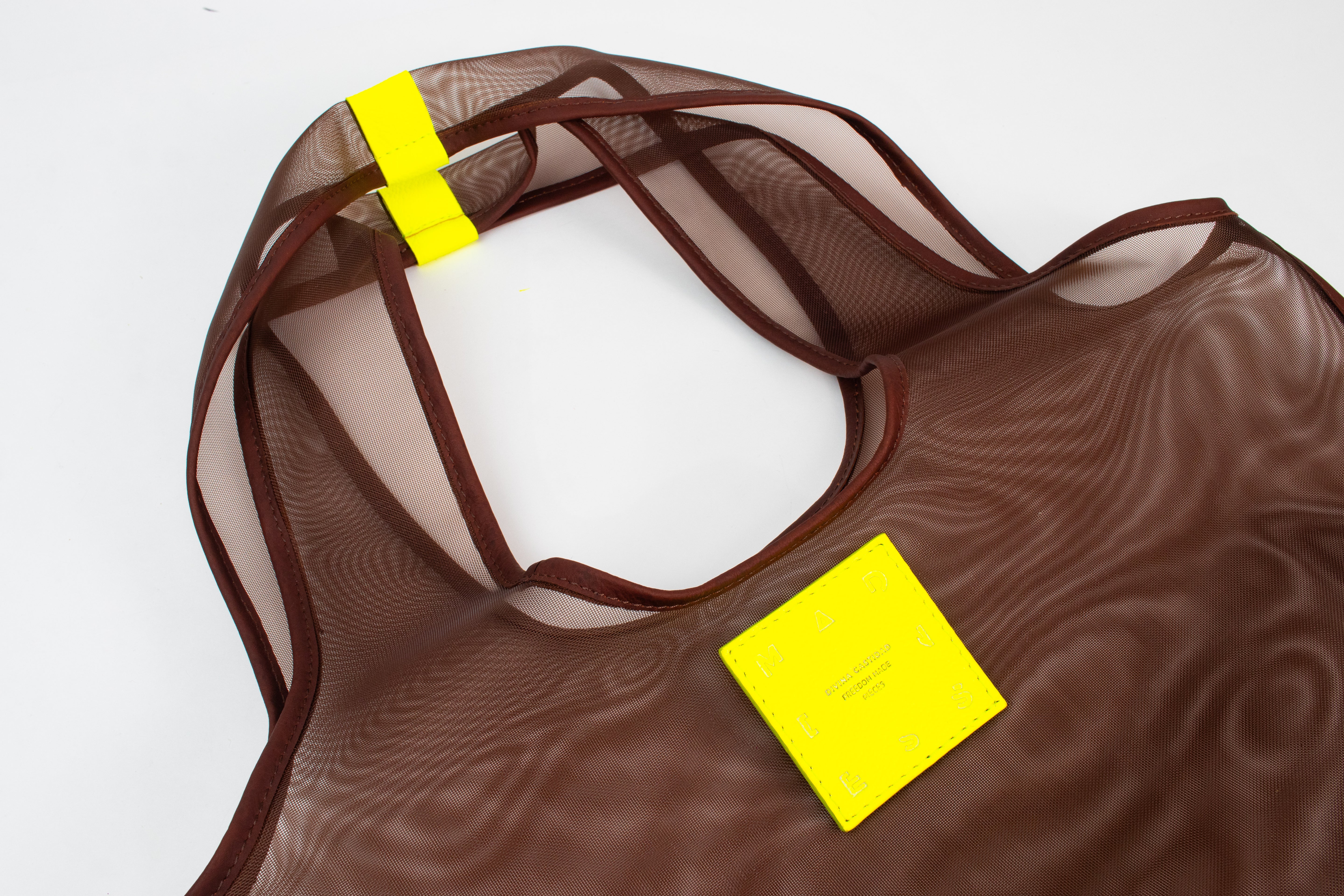 Tote Bag Mesh - Marrón x Chocolate