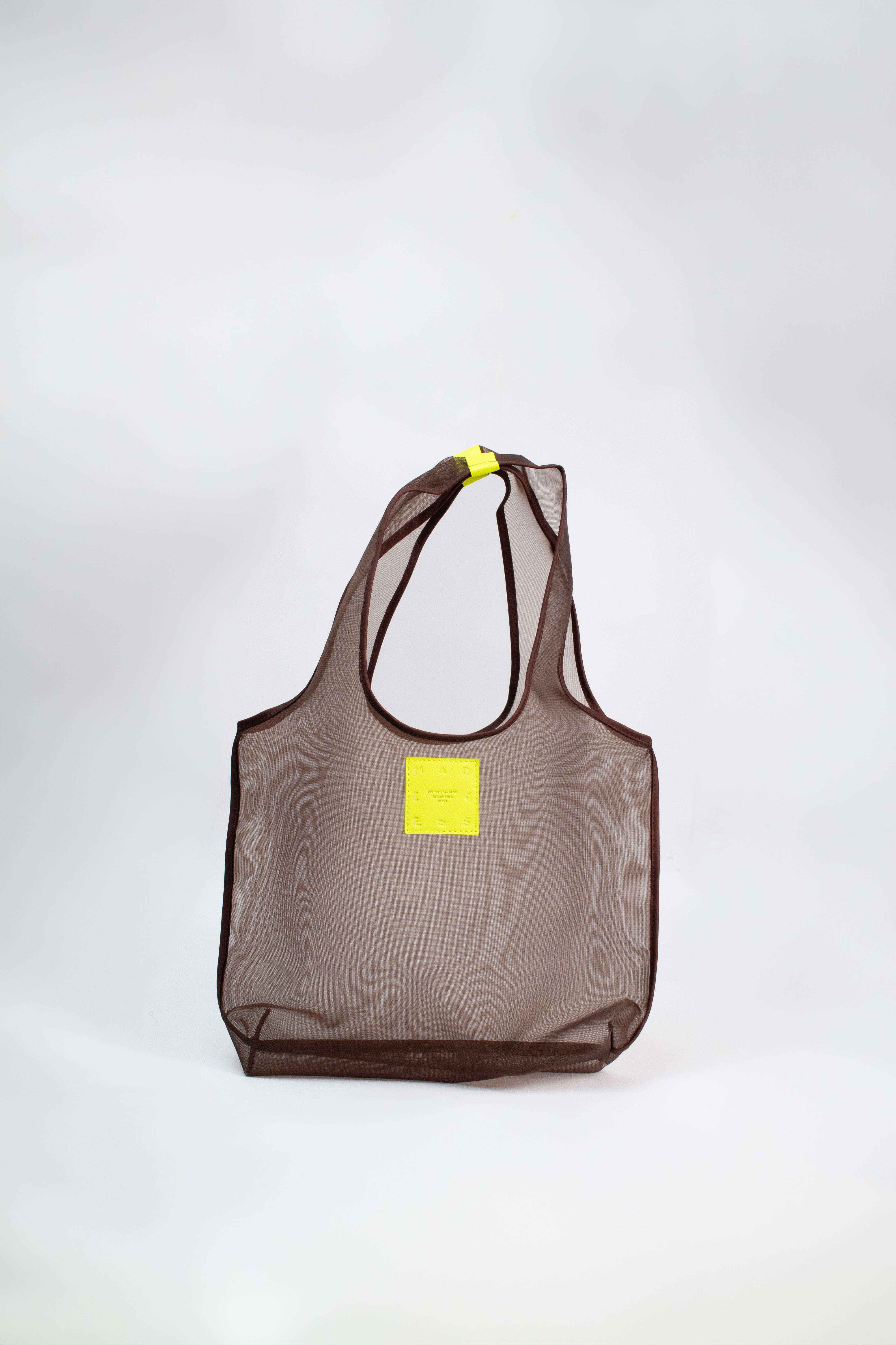 Tote Bag Mesh - Marrón x Chocolate
