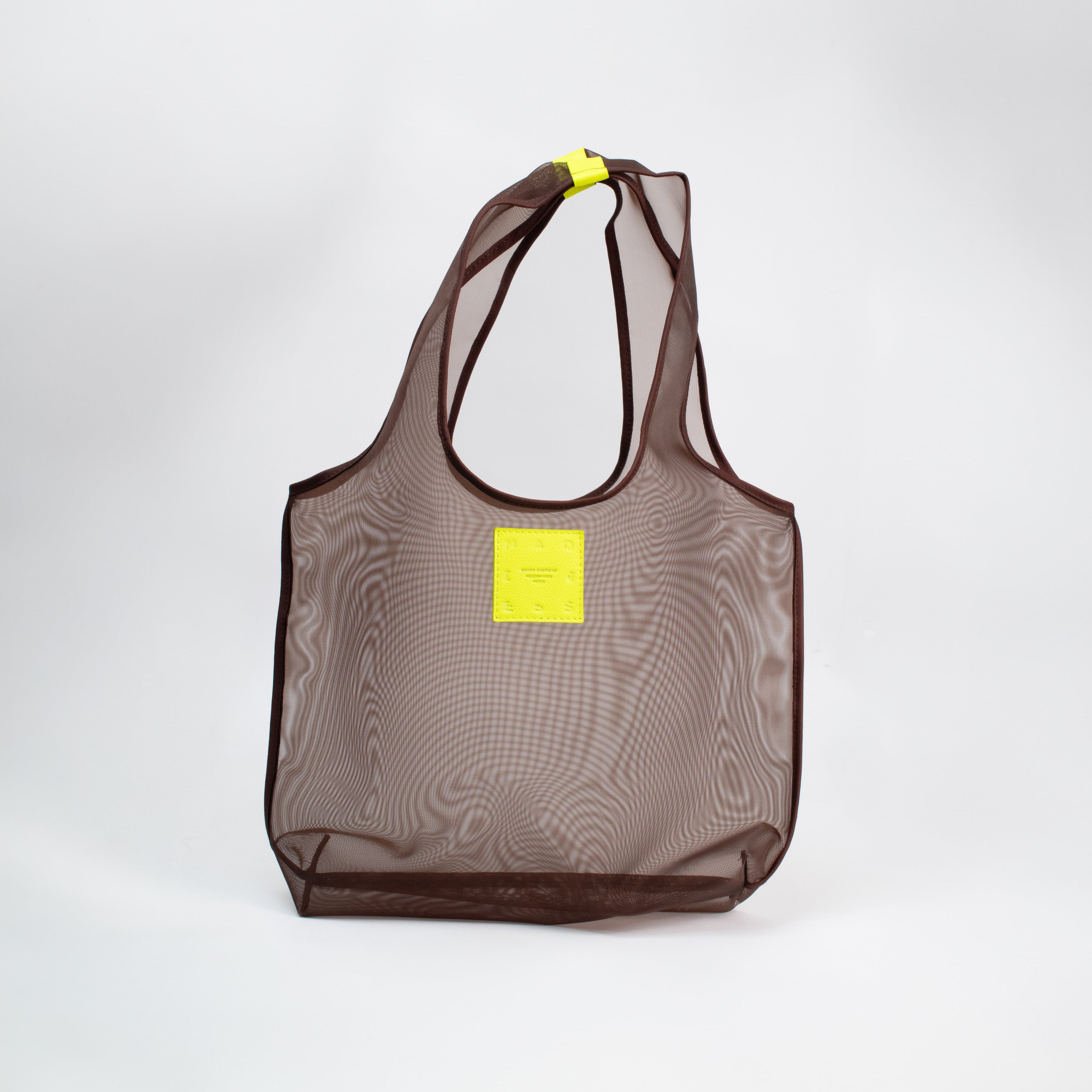 Tote Bag Mesh - Marrón x Chocolate
