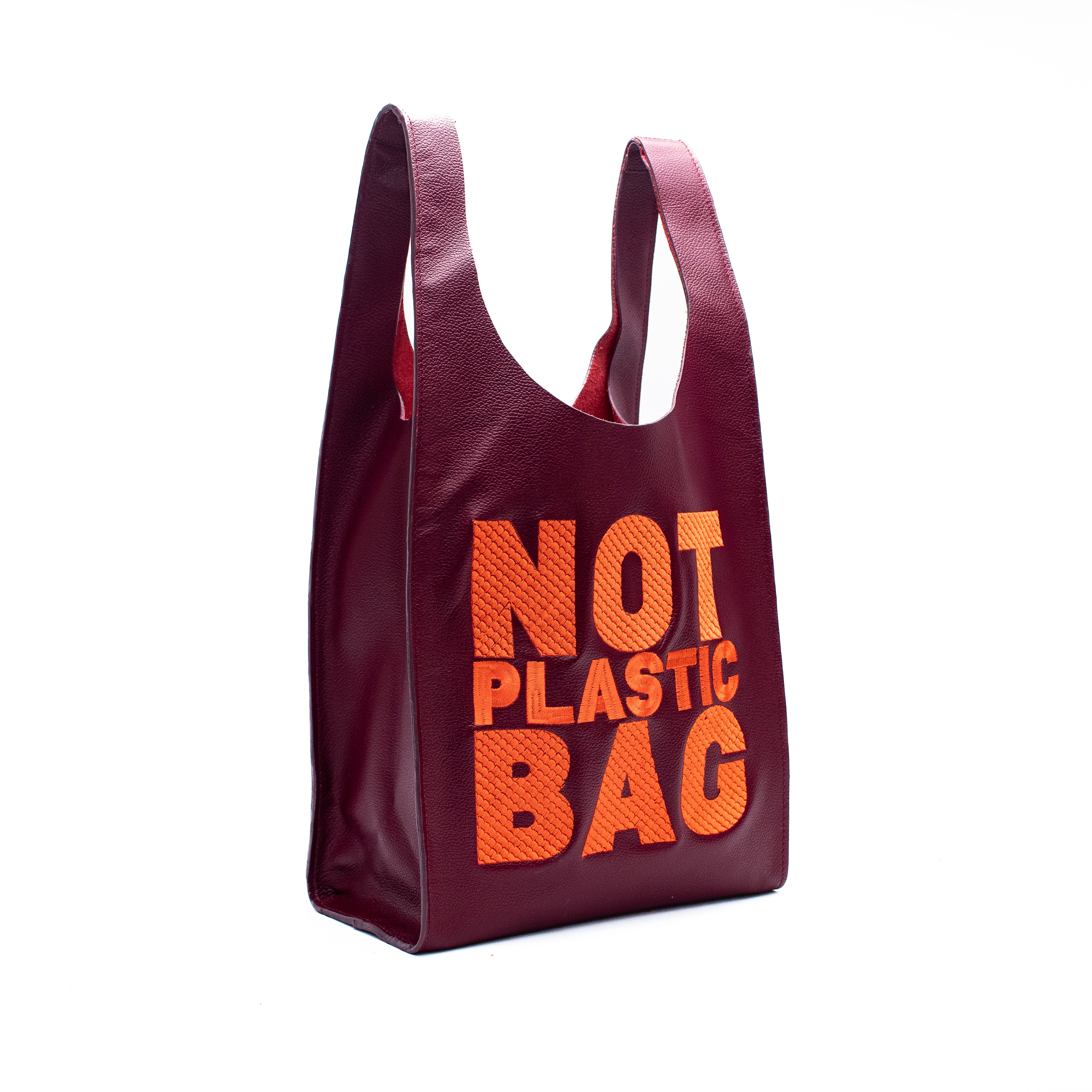 PLASTIC BAG midi - ciruela nocturna x Aperol
