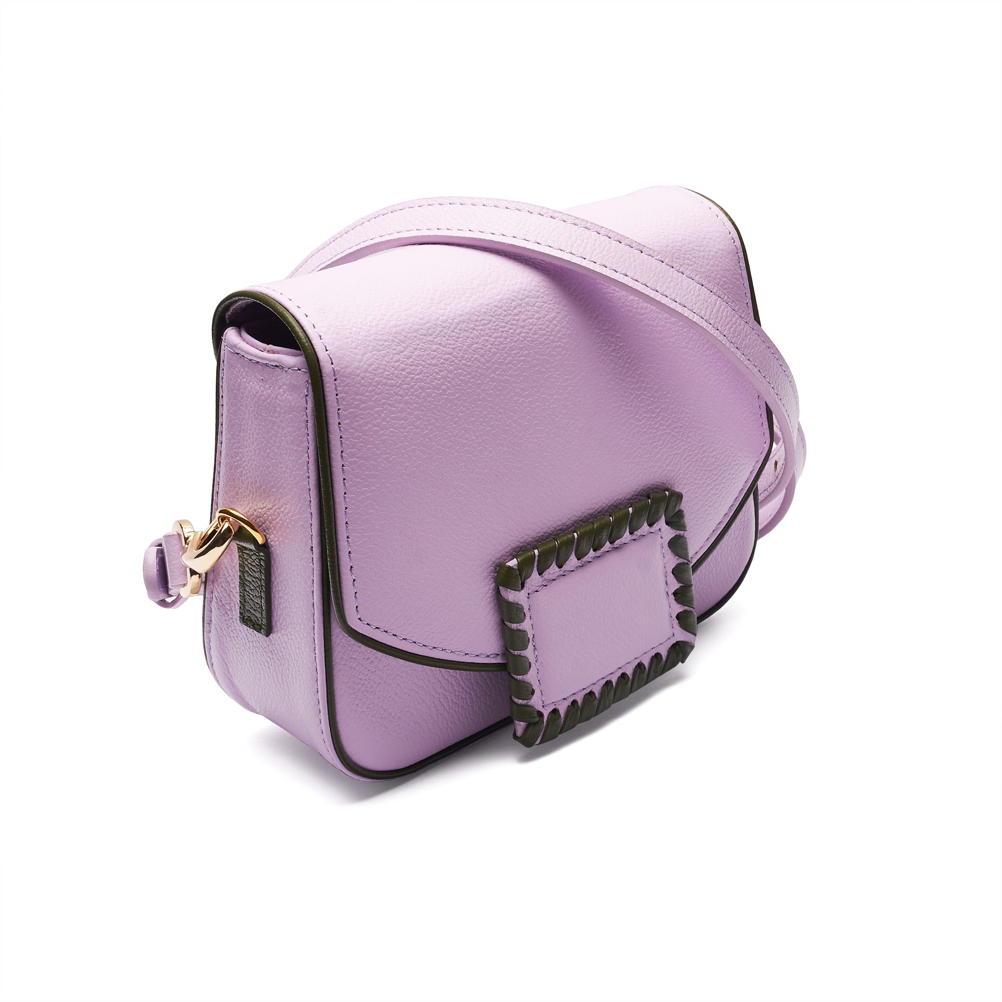 Lovely Cross Midi - Malva x Bottle Green