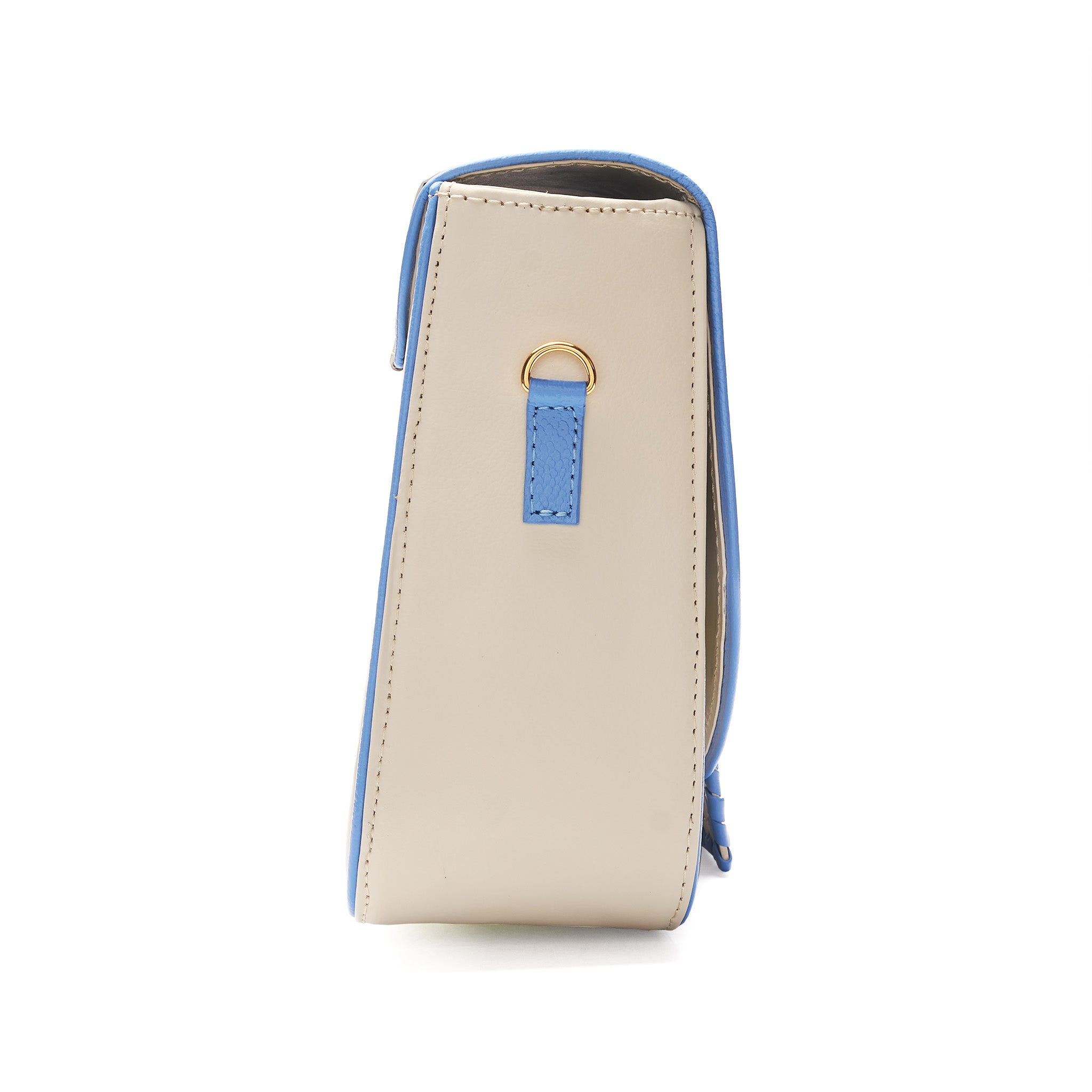 Lovely Cross - Beige x Cerulean Blue