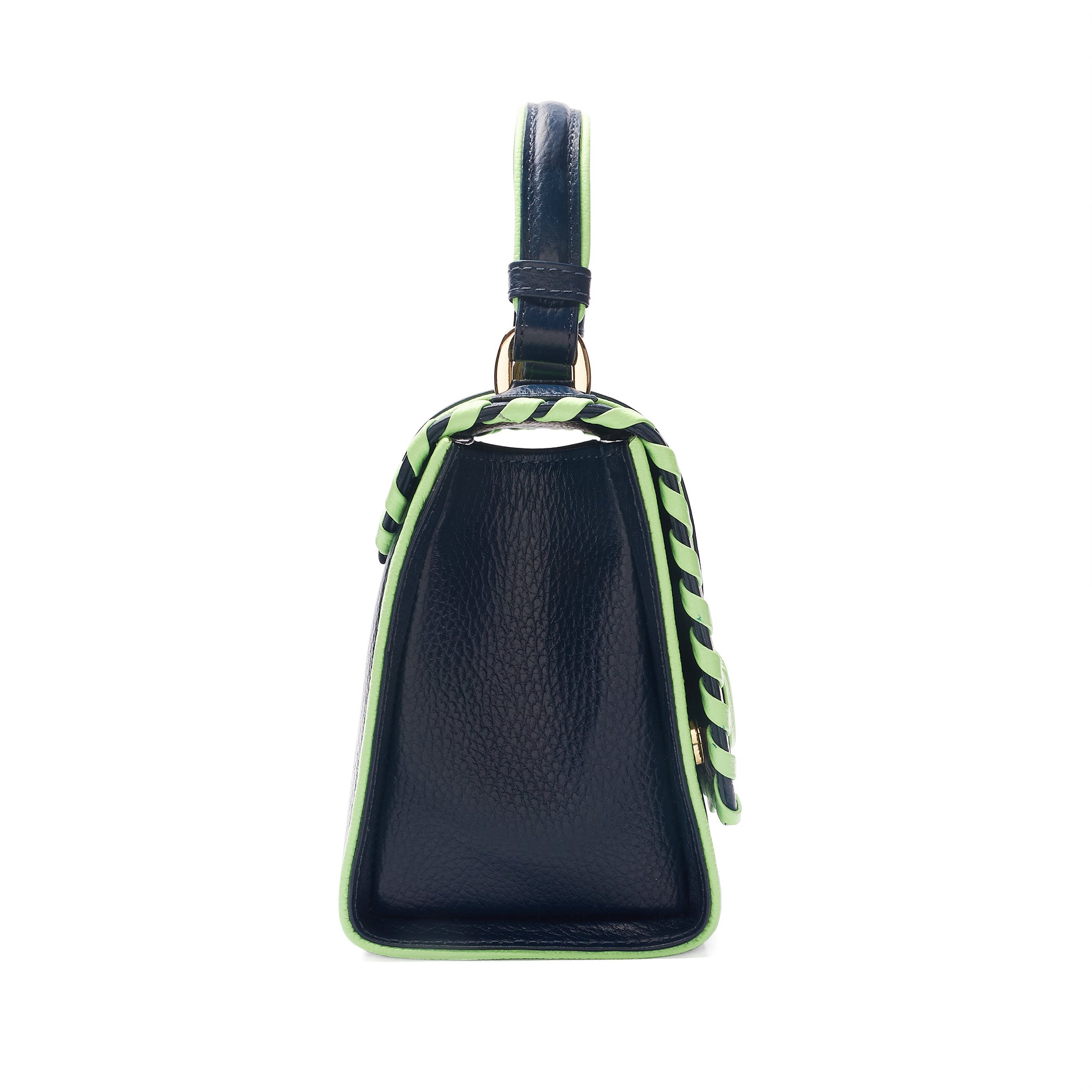 City Bag - Navy Blue x Verde Manzana