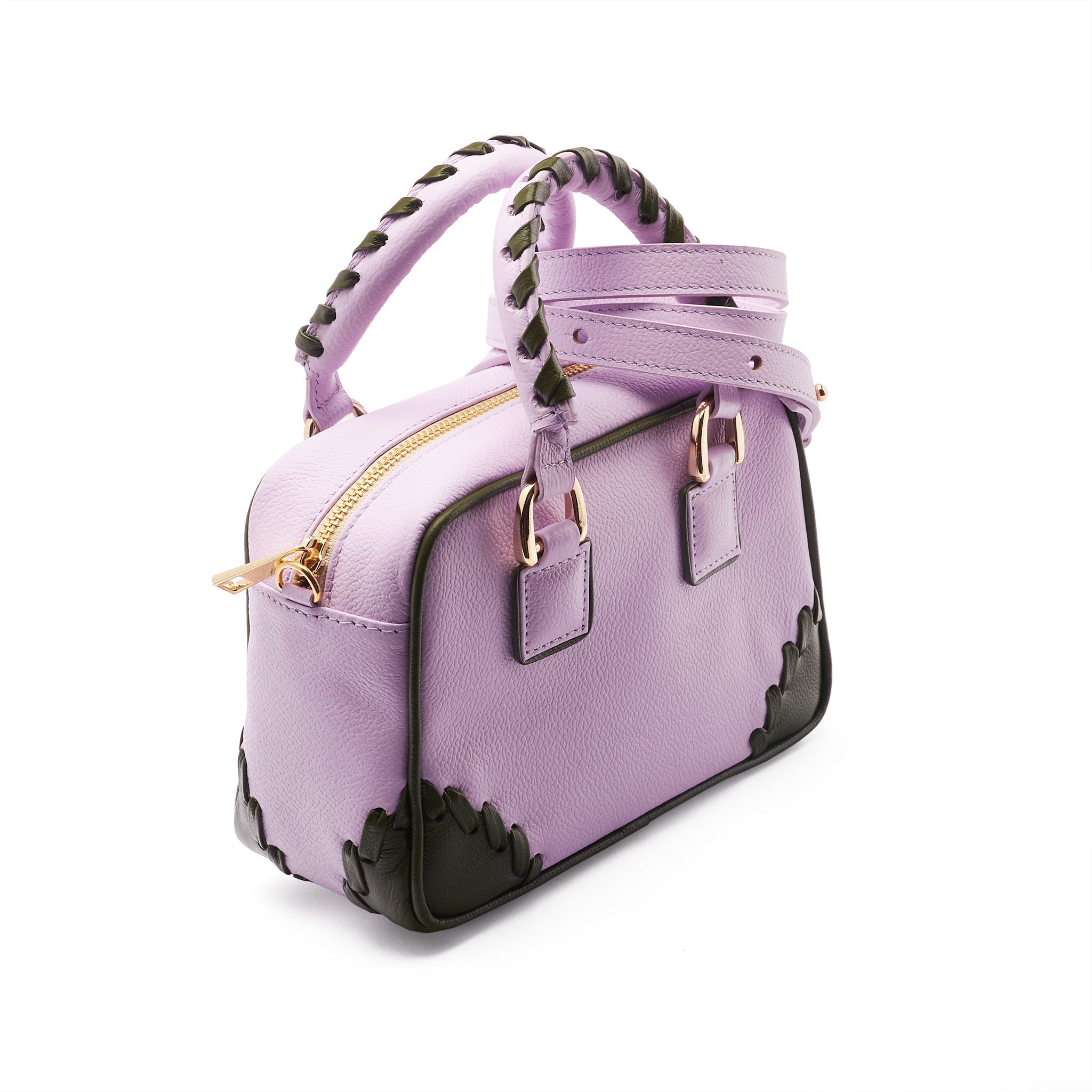 Dr Bag Micro - Malva x Bottle Green