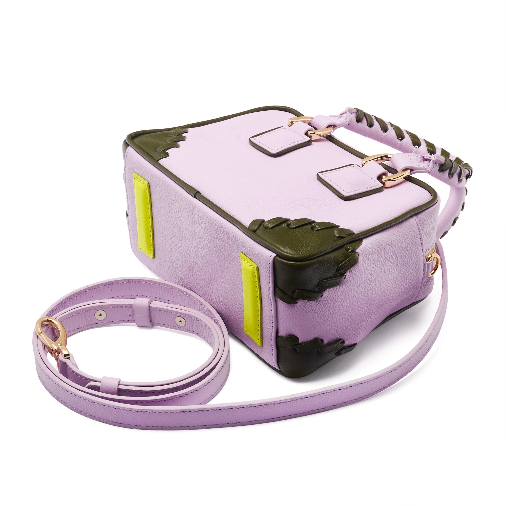 Dr Bag Micro - Malva x Bottle Green