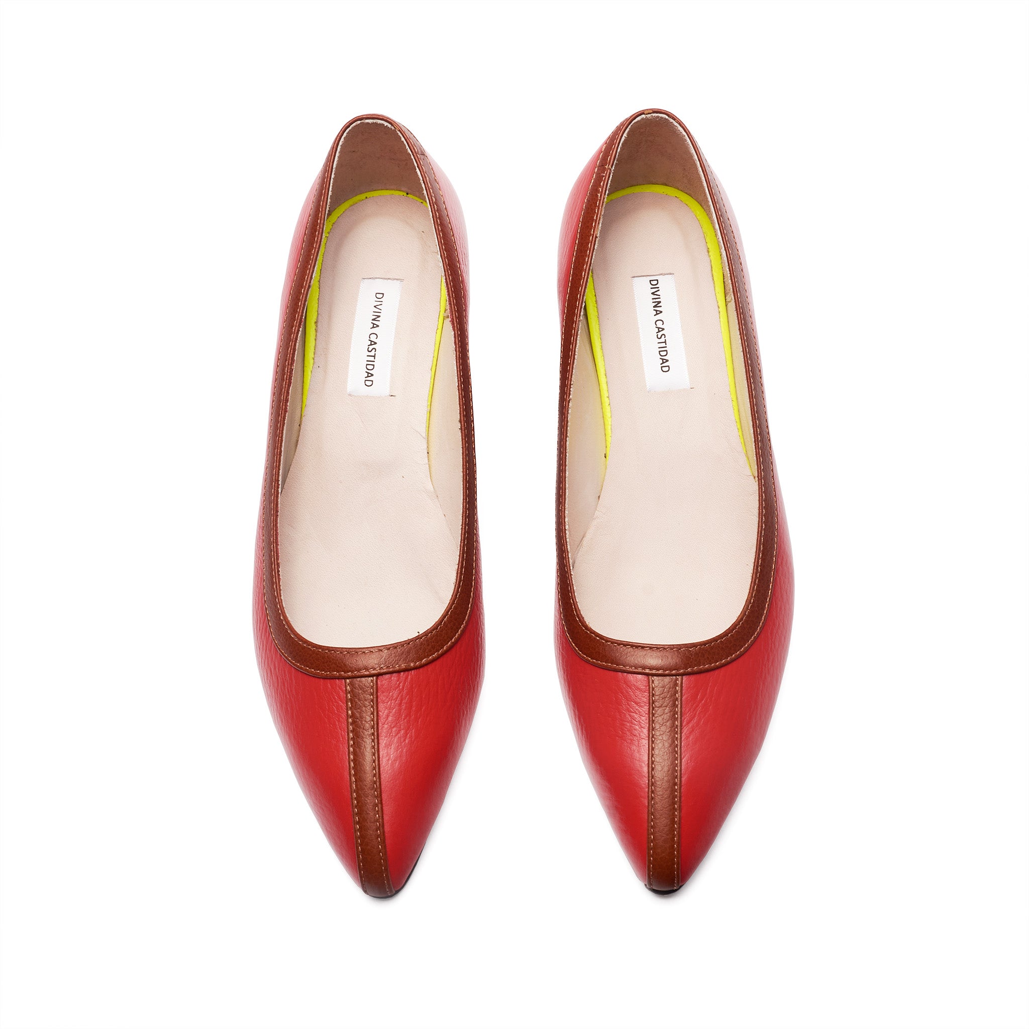 Midi Heels - Rojo x Caramelo