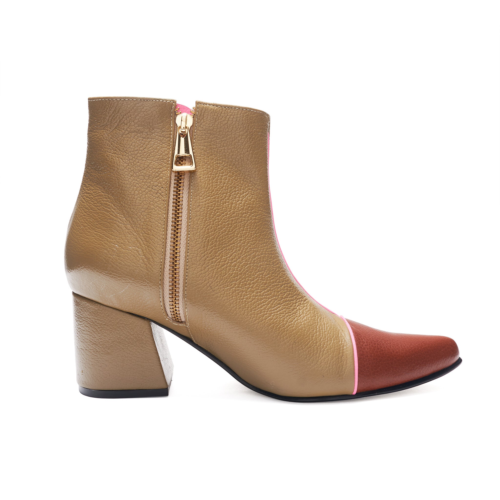 ANKLE boots - MIEL x caramelo