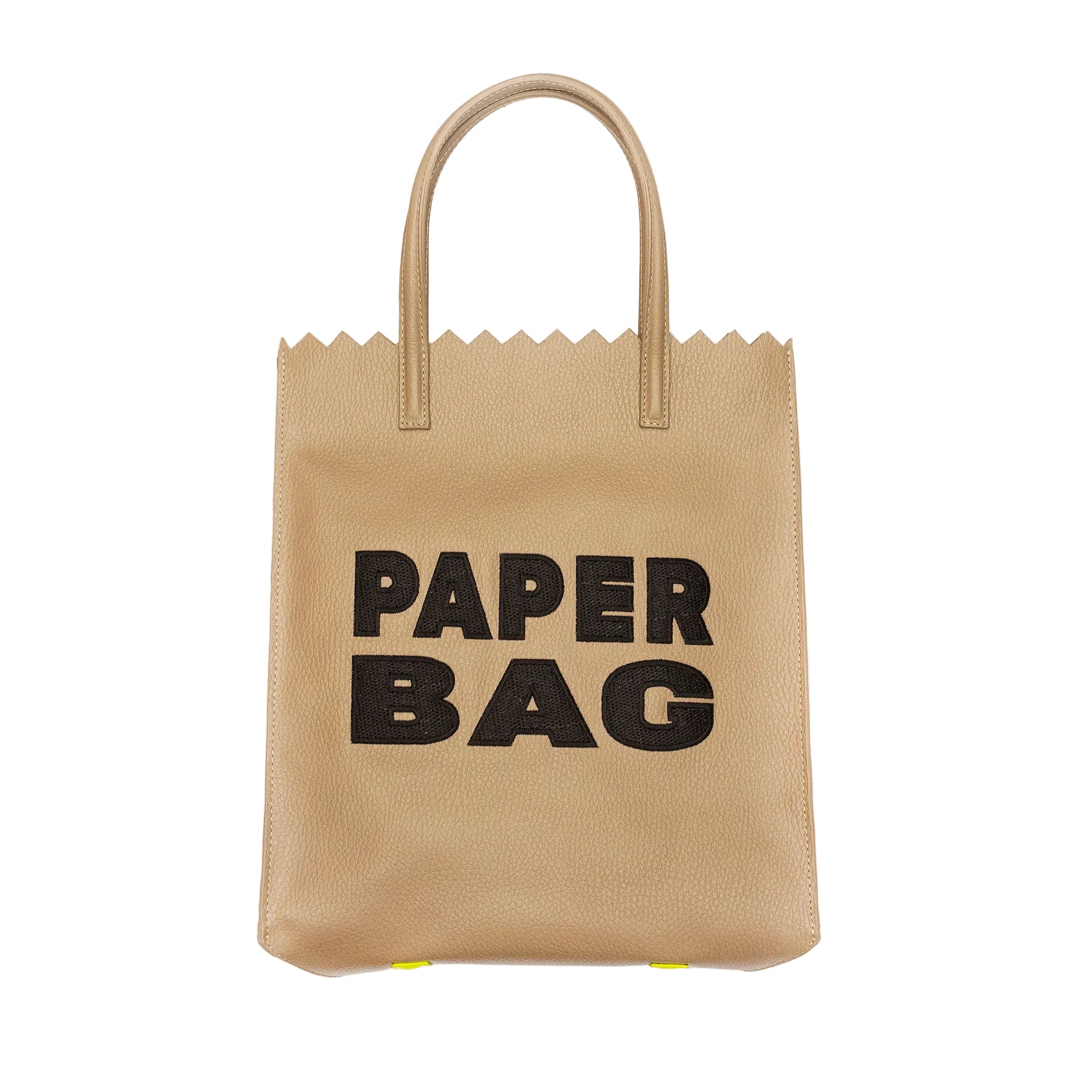 PAPER bag - COCOA + bordado NEGRO - DIVINA CASTIDAD