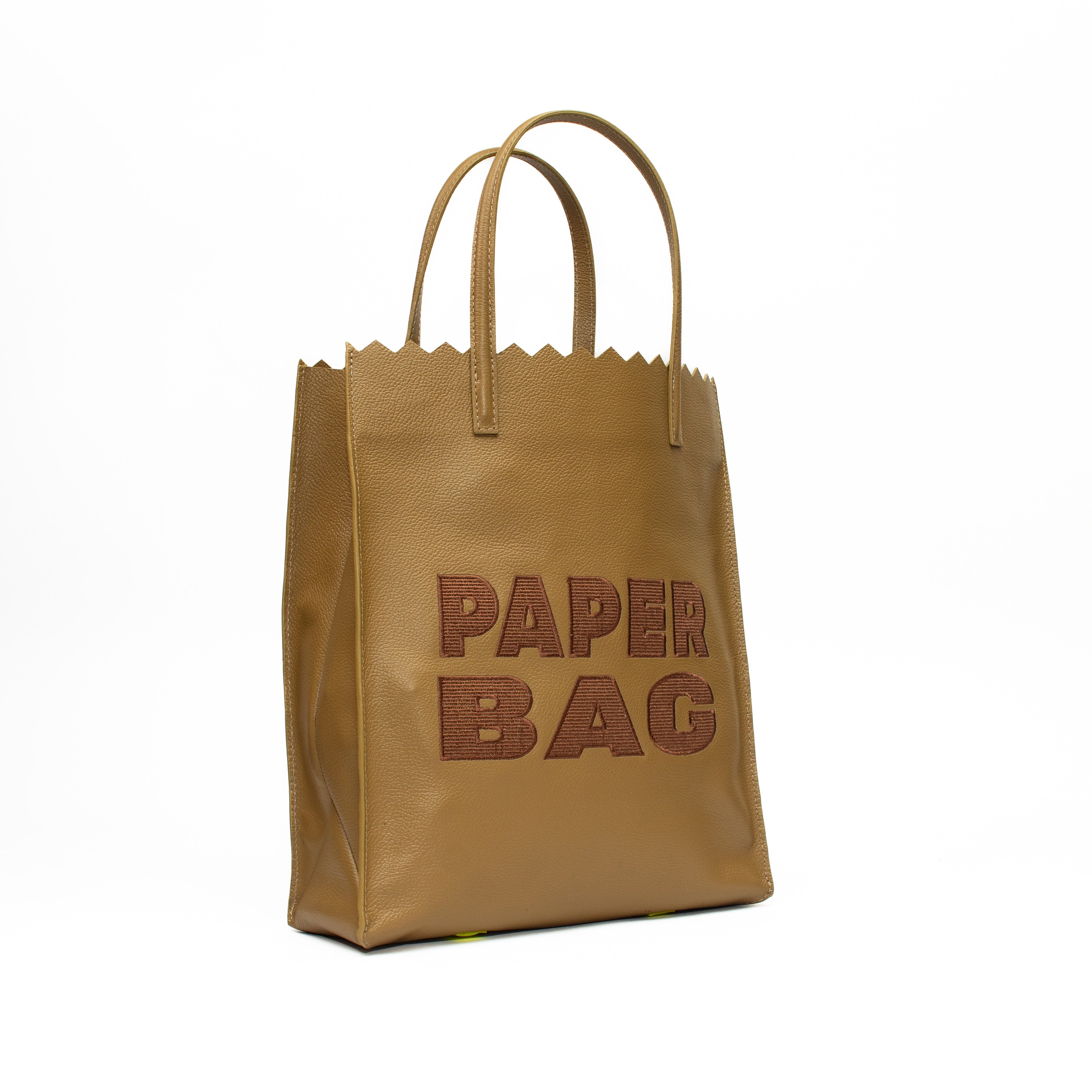 Paper Bag - Musgo x Caramelo