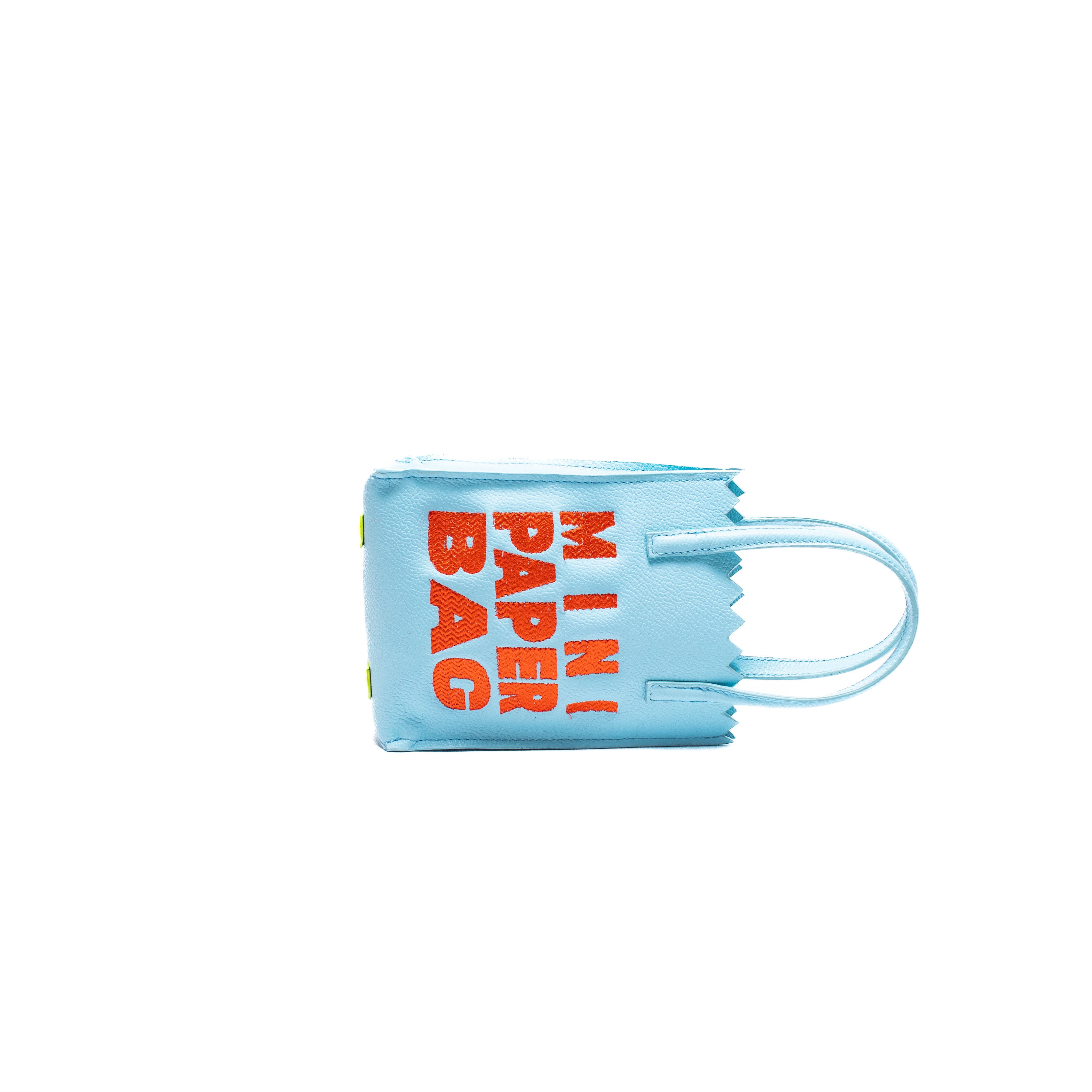 Mini Paper Bag - Cerulean Blue