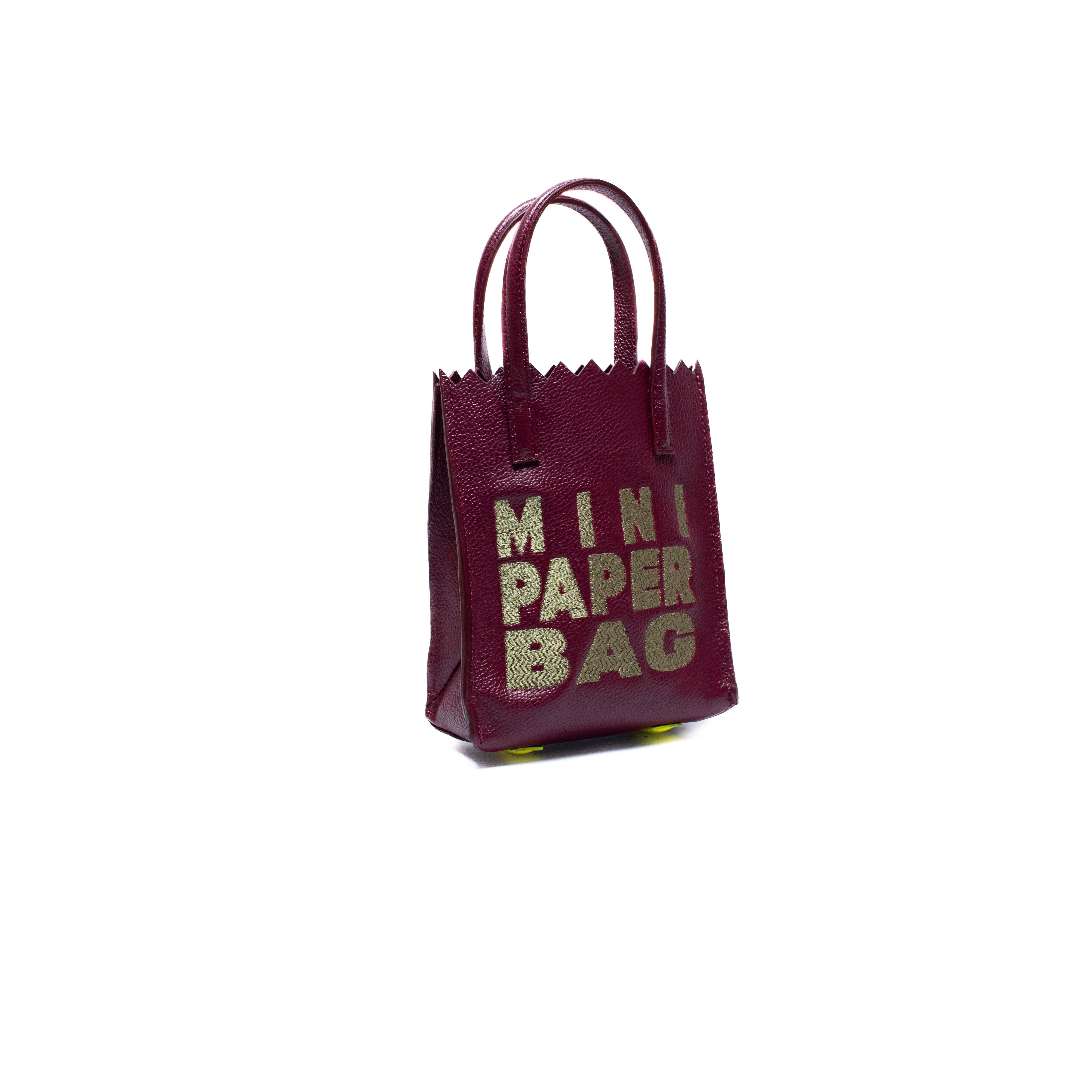 Mini Paper Bag - Cerulean Blue
