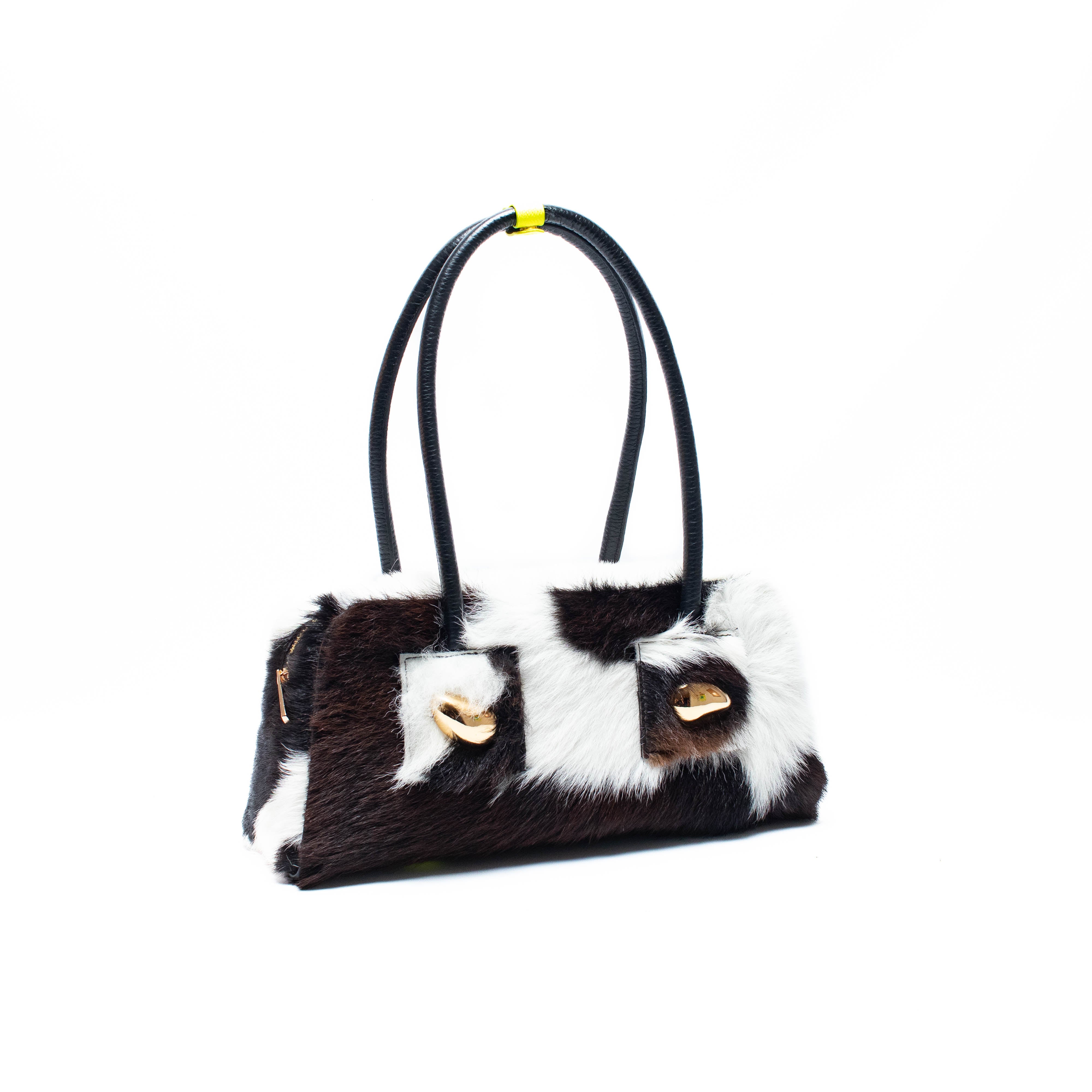 BAGUETTE BAG PELO - Cow Hair Negro