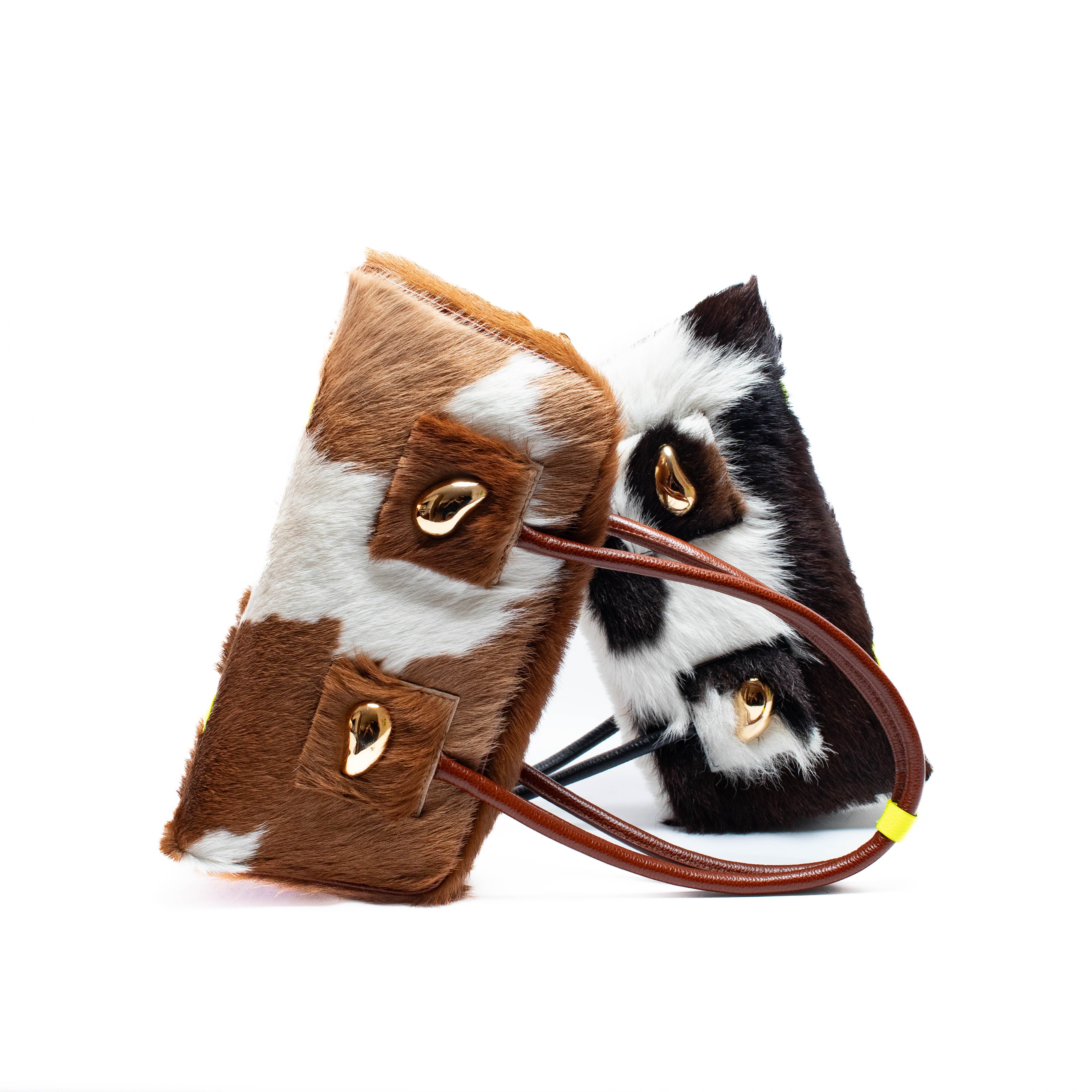 BAGUETTE BAG PELO - Cow Hair Café