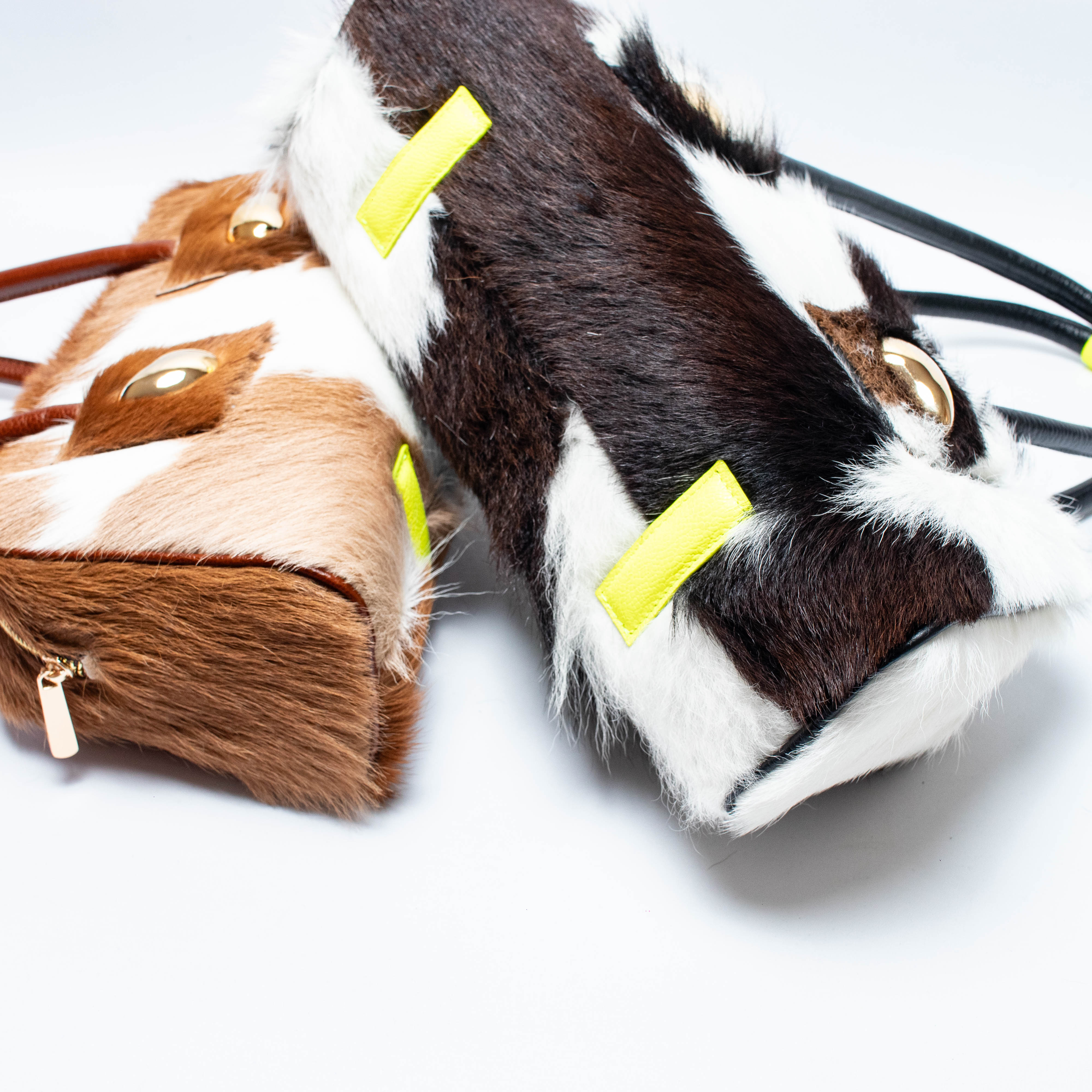 BAGUETTE BAG PELO - Cow Hair Negro