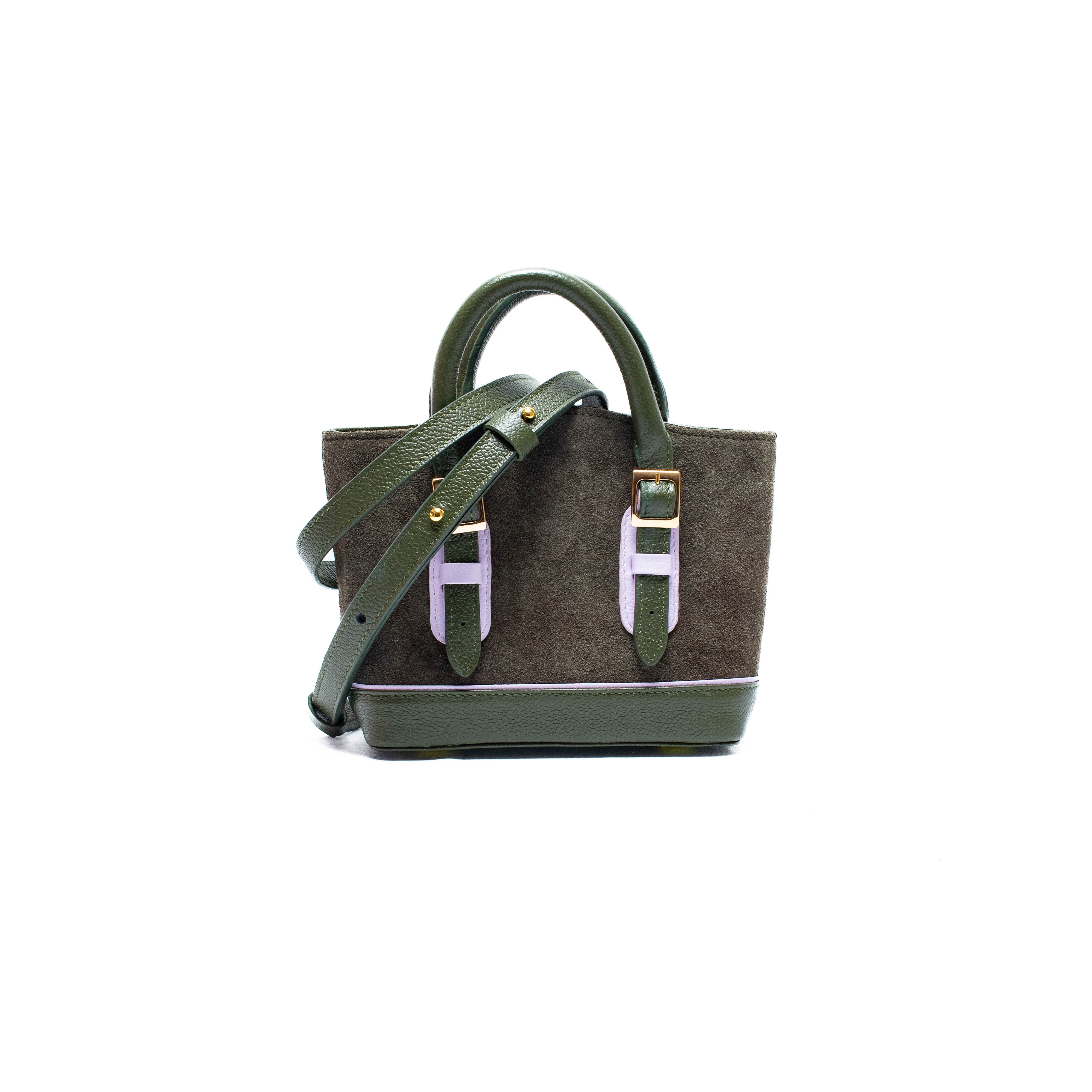 PICNIC BAG - Verde Botella x Malva
