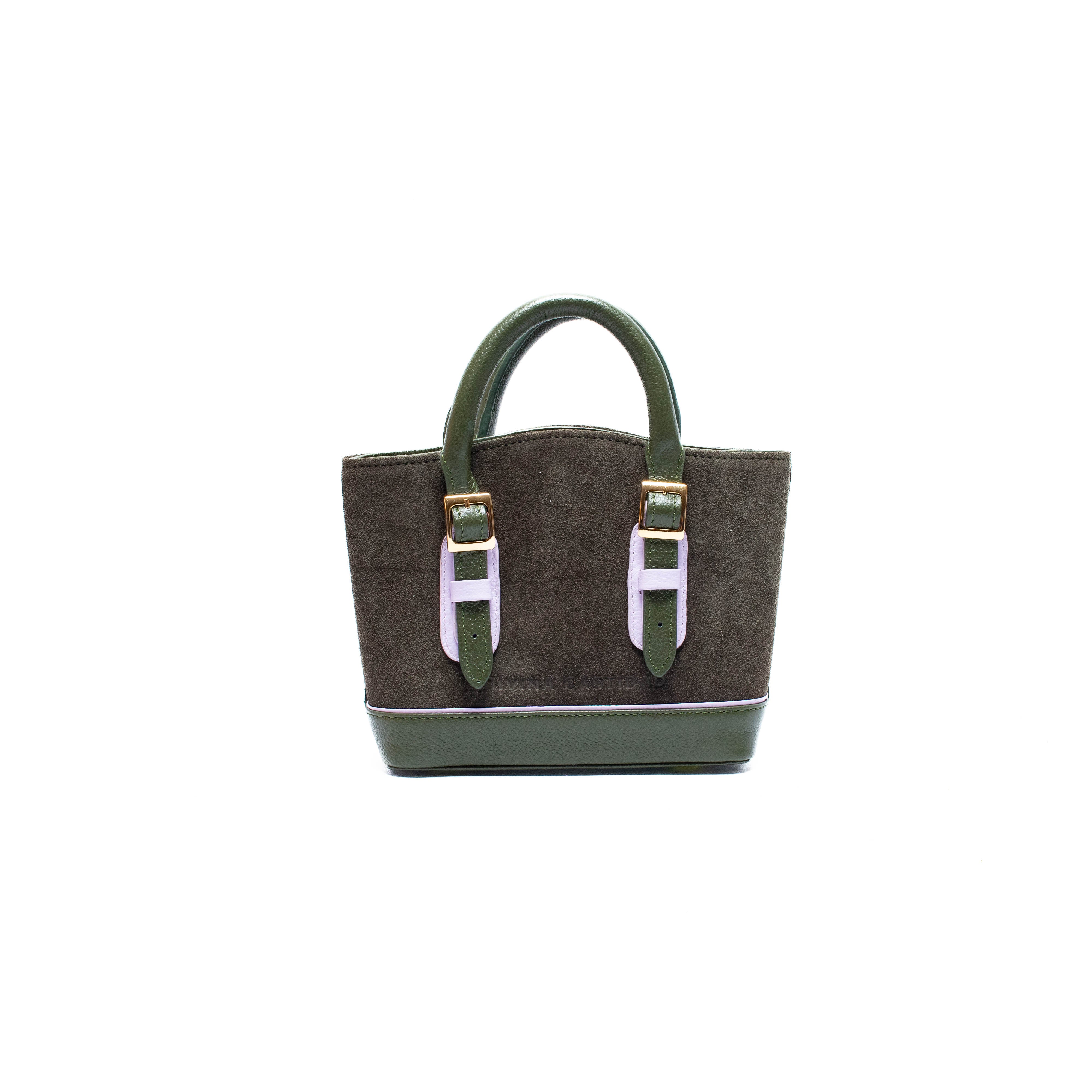 PICNIC BAG - Verde Botella x Malva