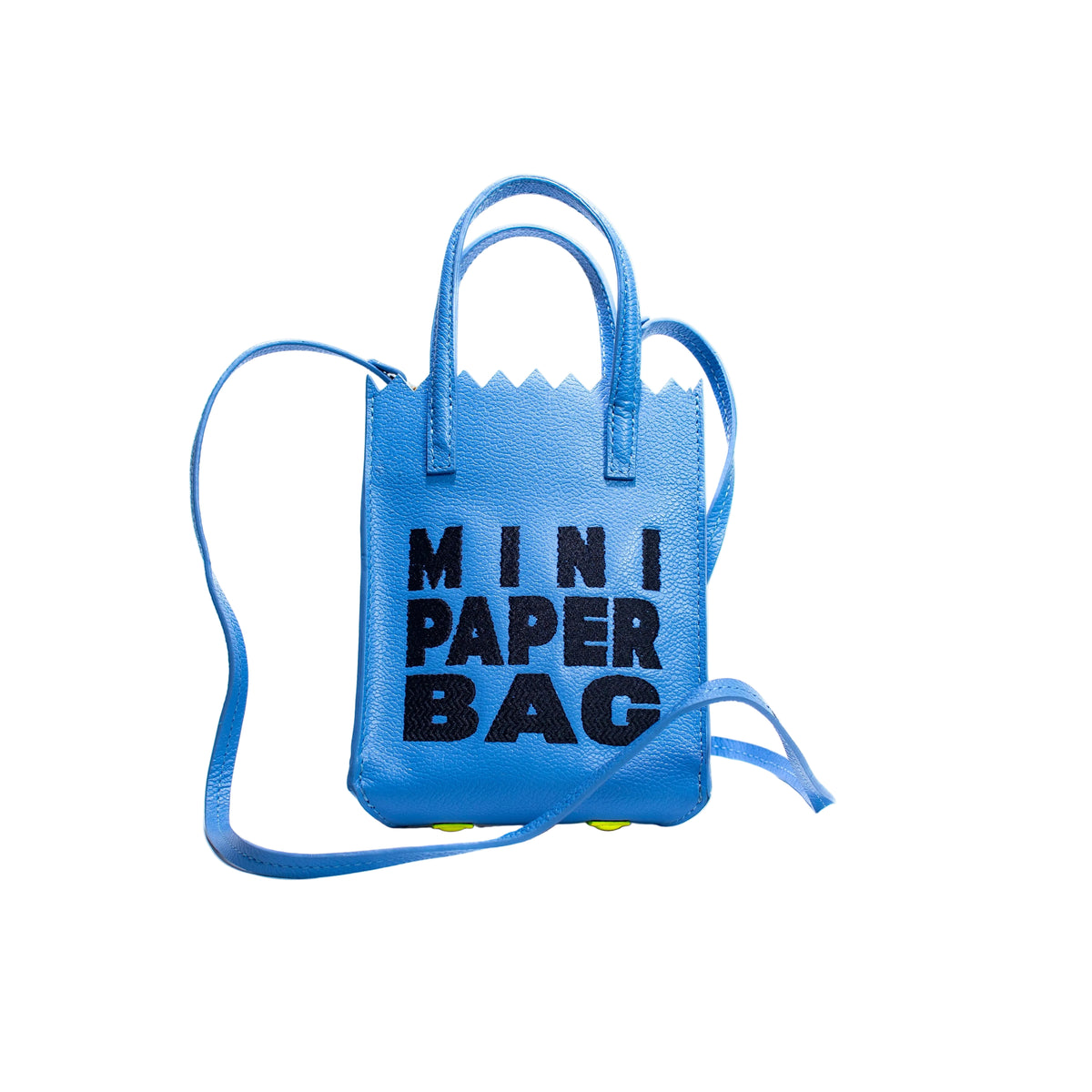 Mini Paper Bag - Cerulean Blue