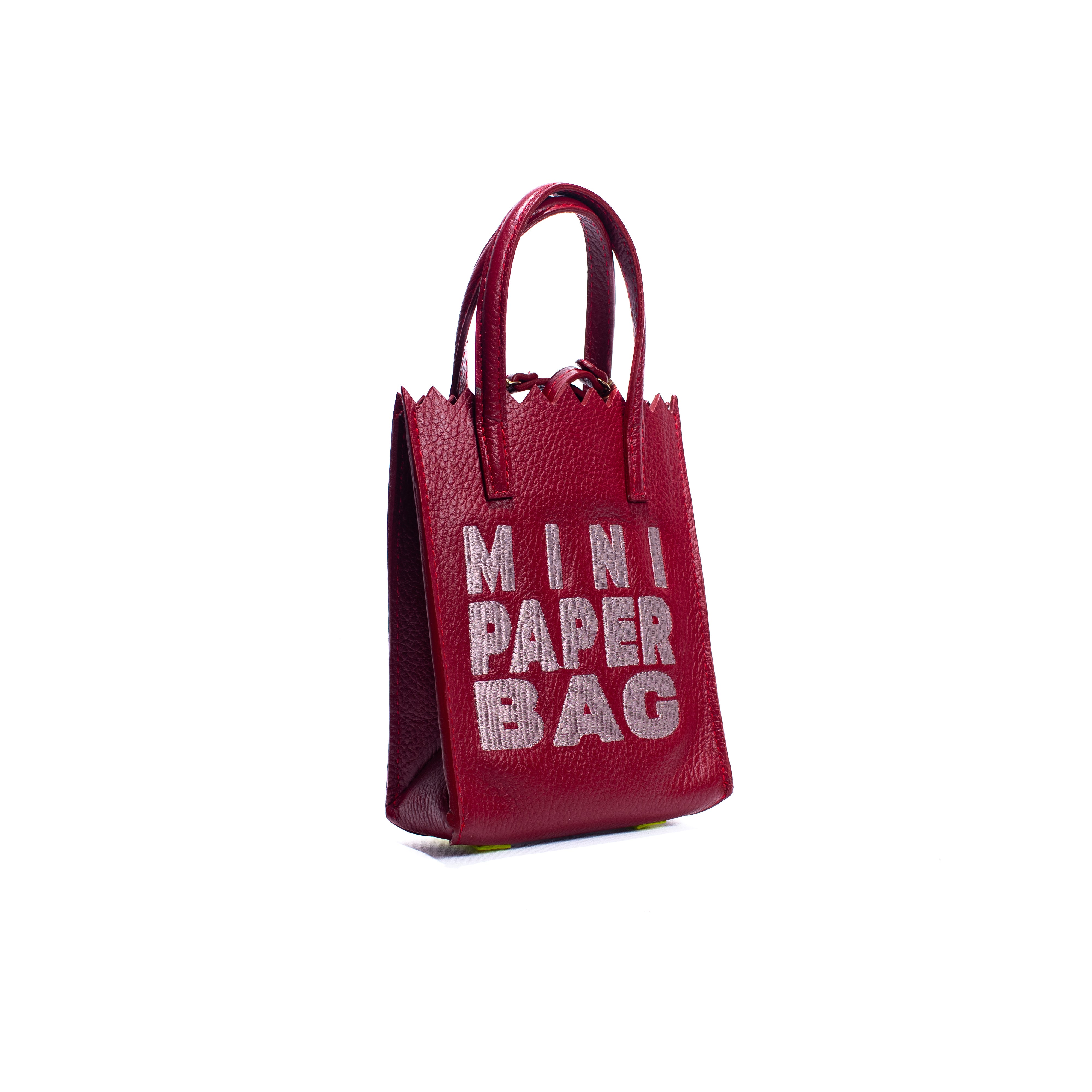 Mini Paper Bag - Burdeos X Rosa