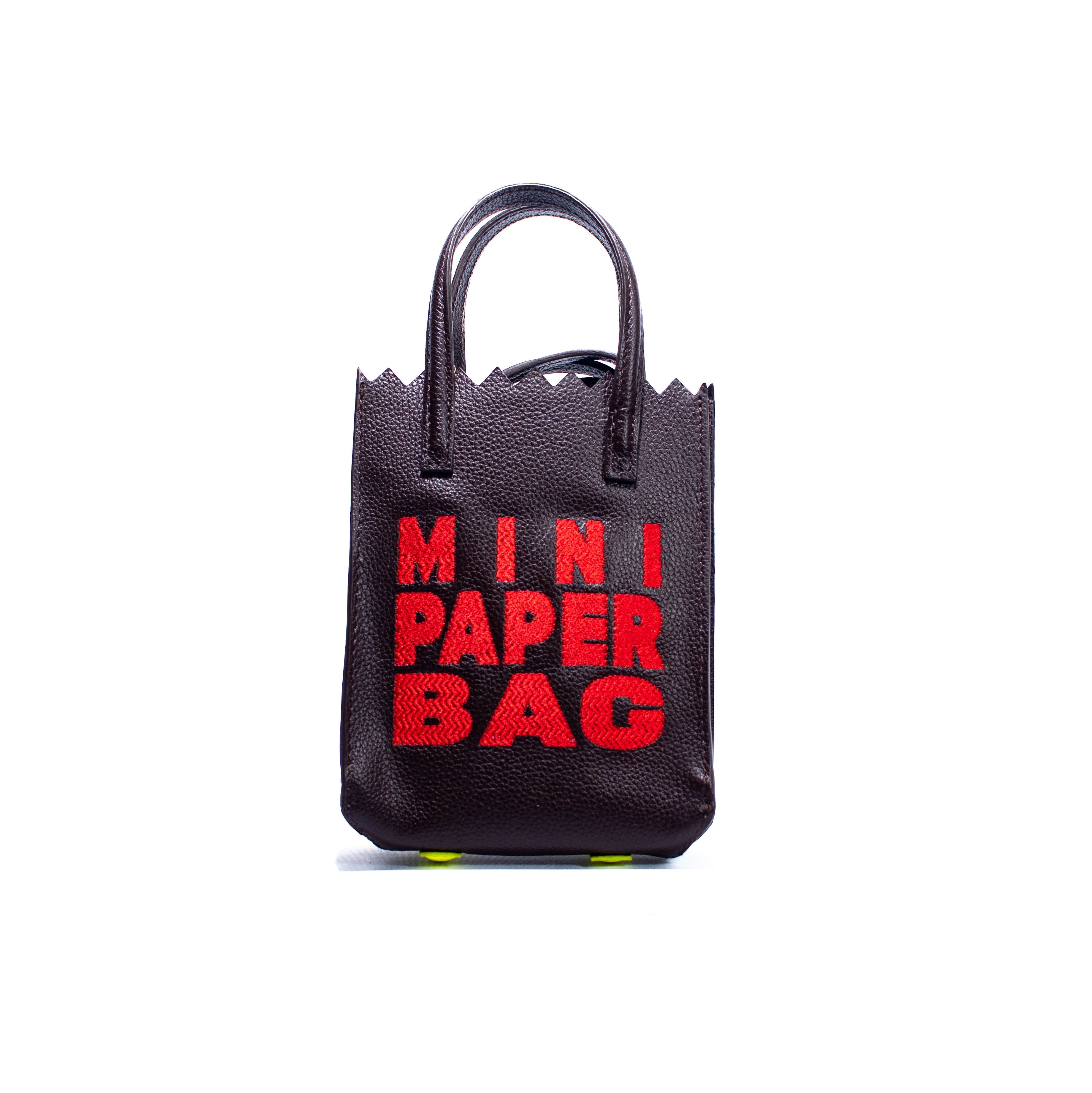 Mini Paper Bag - Chocolate x Rojo