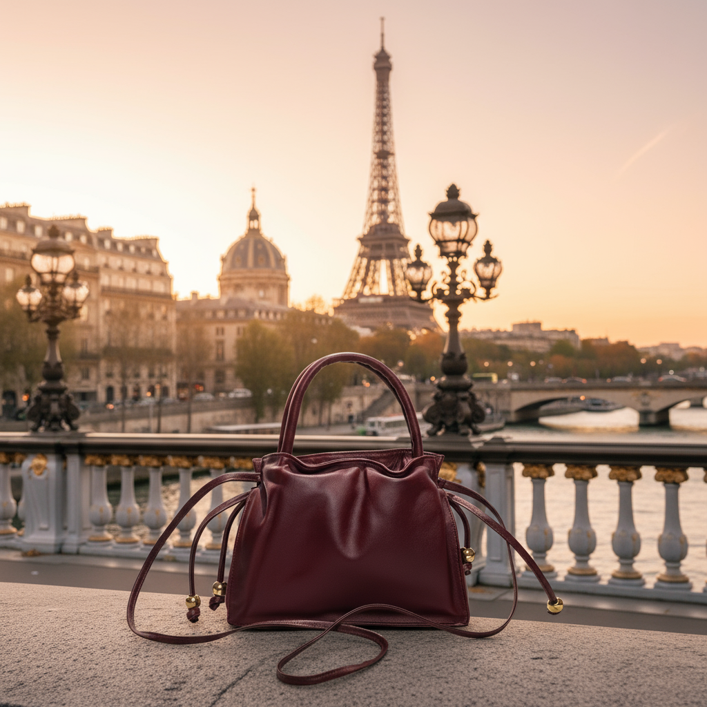 Puffy Mochilita Bombón - granate