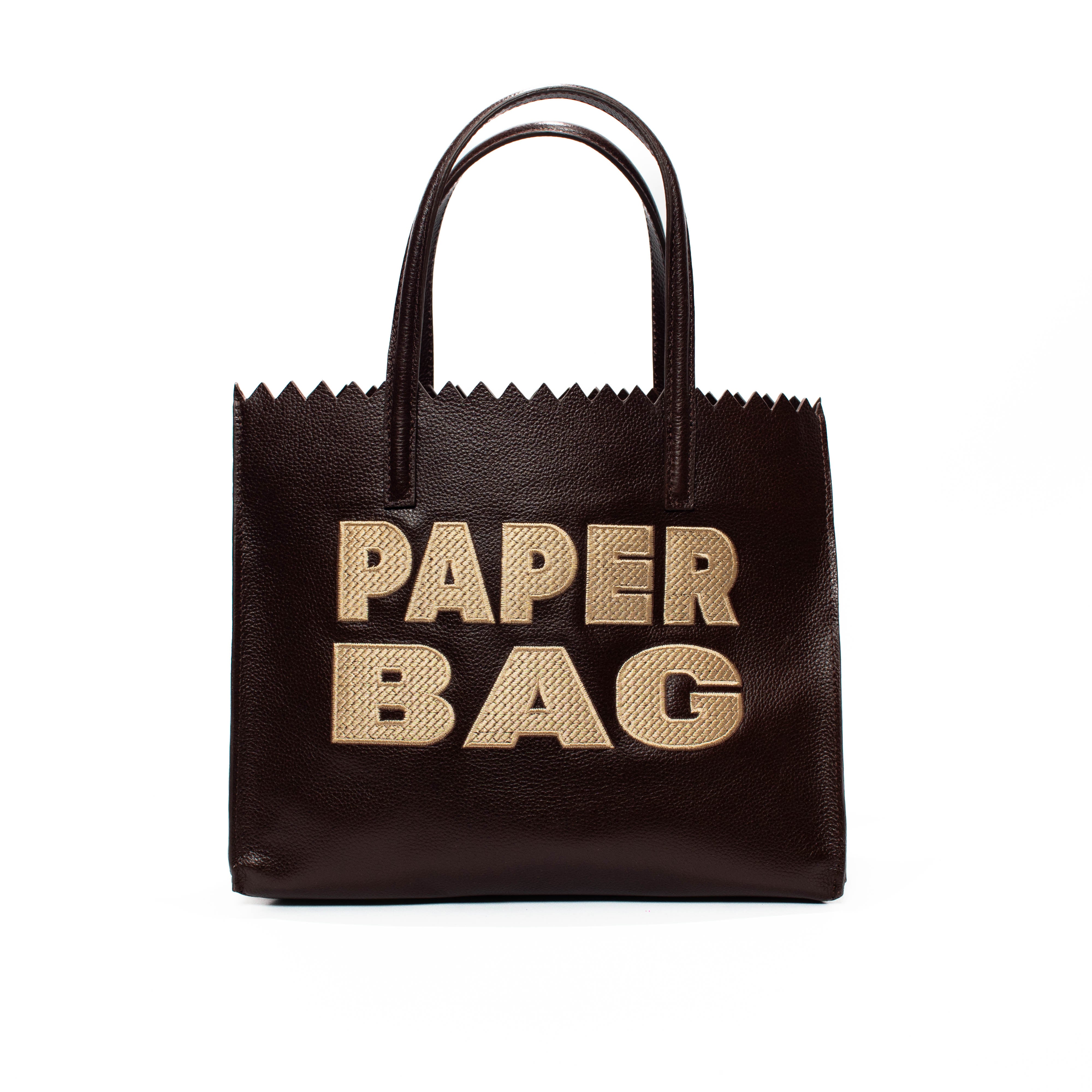 Paper Bag Shorts chocolate x beige