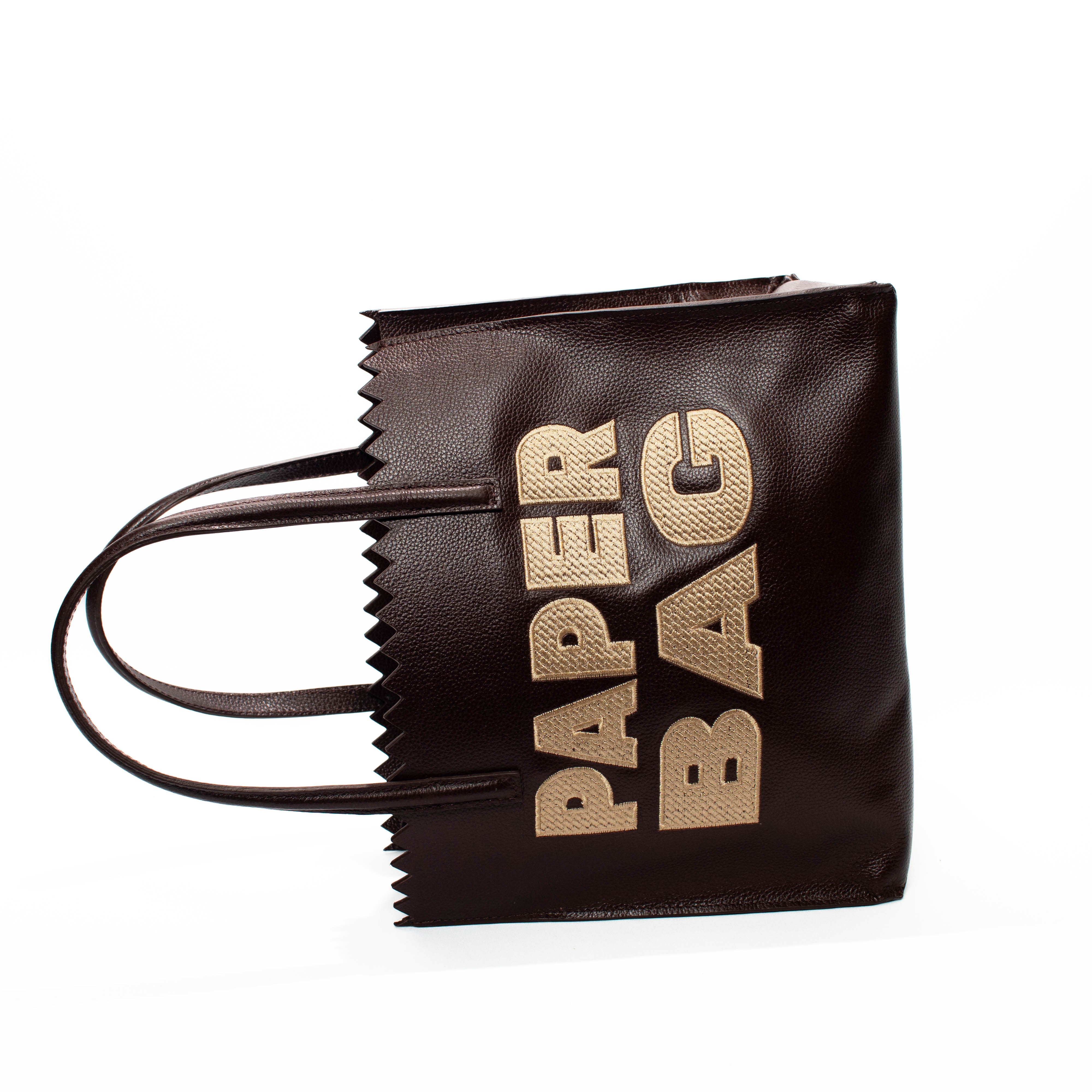 Paper Bag Shorts chocolate x beige